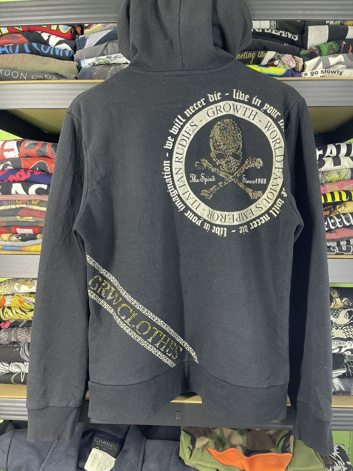 In The Attic Growth by in the attic Growth Seven Skull Design Hoodie Size US L / EU 52-54 / 3 - 11 Thumbnail
