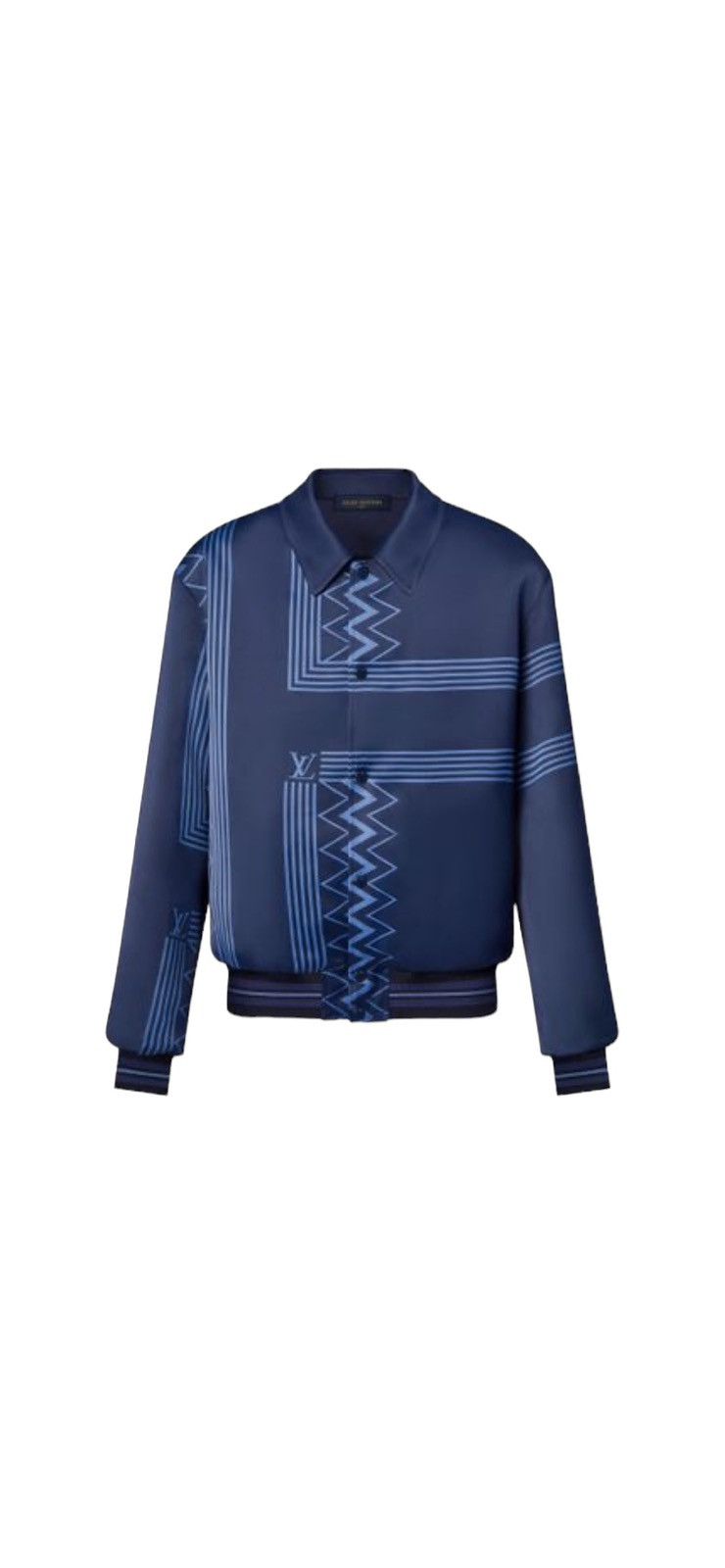 image of Louis Vuitton Karakoram Souvenir Jacket in Blue, Men's (Size Small)