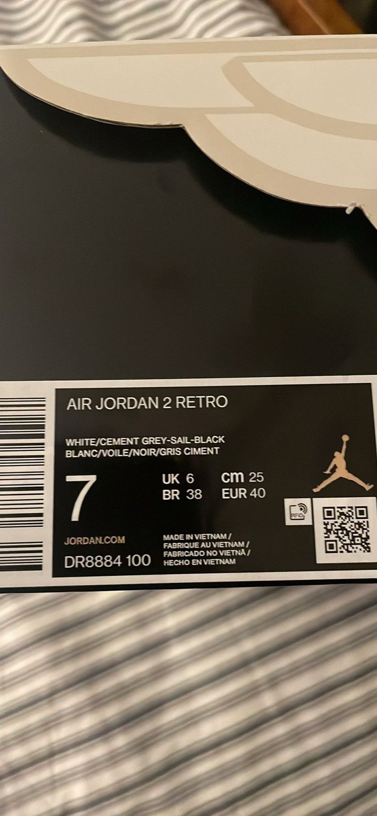 Jordan Brand JORDAN 2 RETRO 'WHITE CEMENT' Size US 7 / EU 40 - 6 Thumbnail