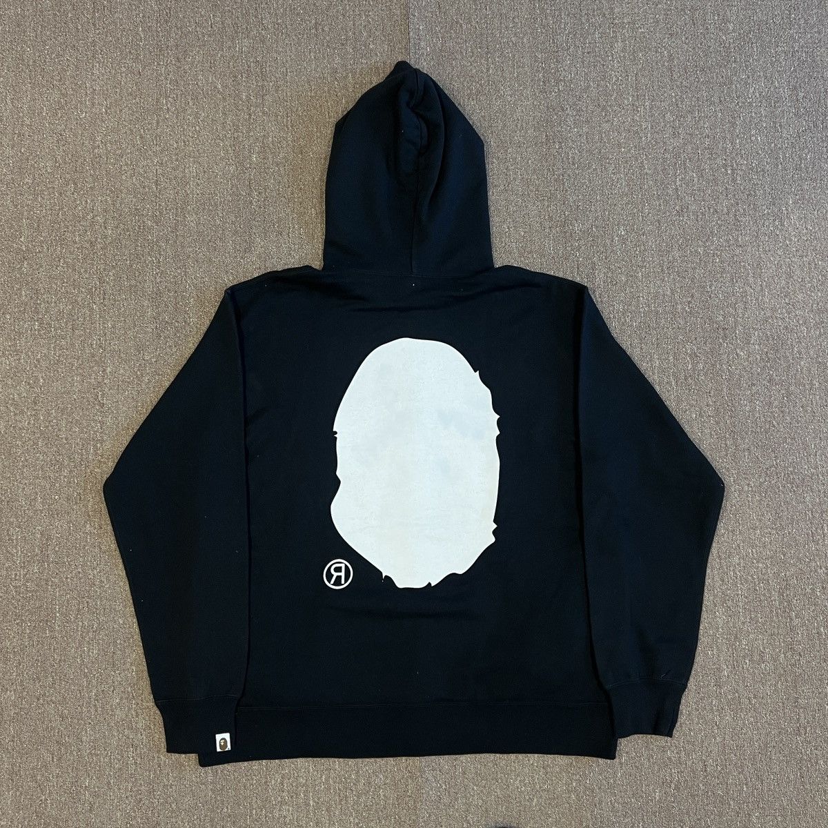 Bape × Vintage Bape Double Big Ape Head Logo Pullover Hoodie (Nigo  