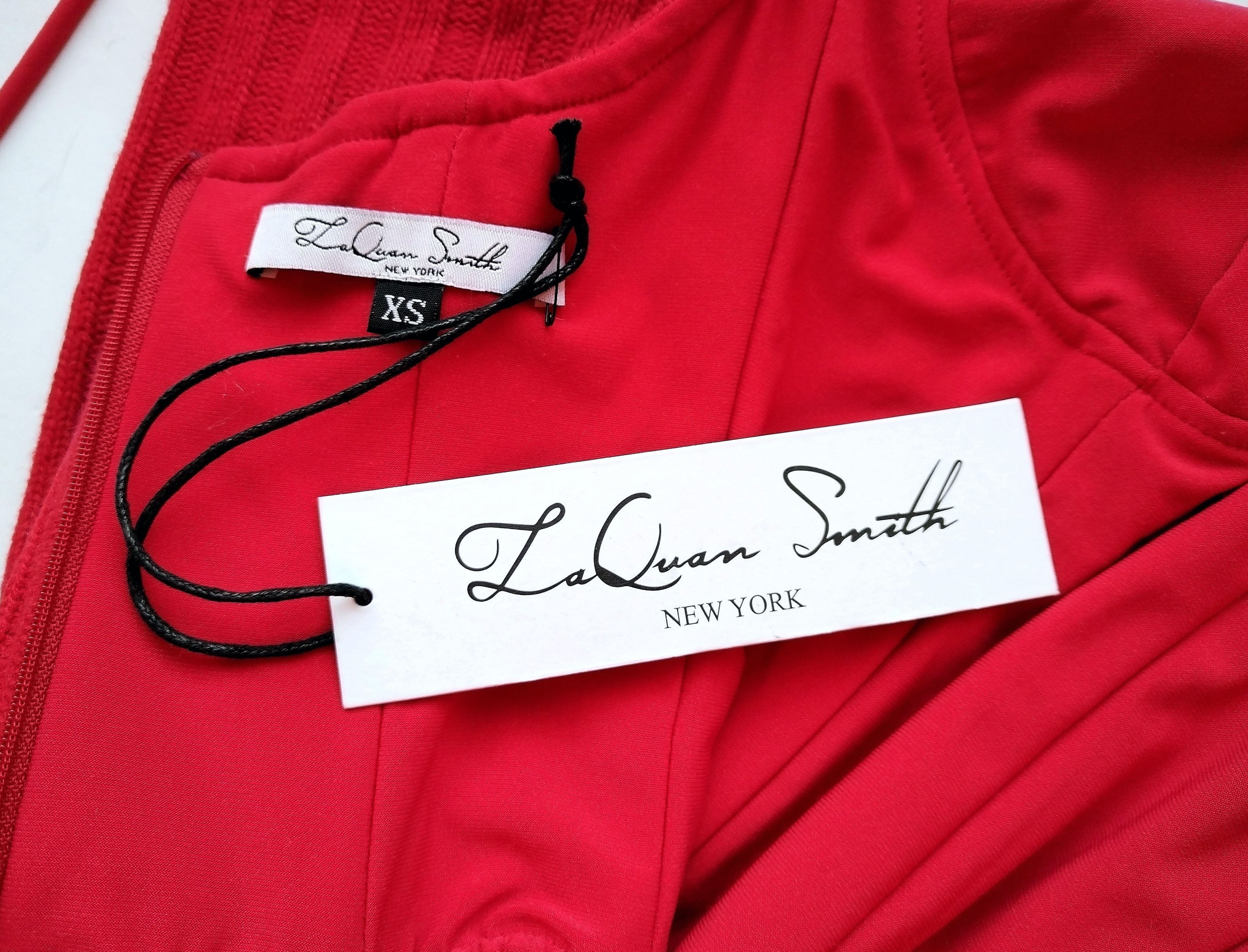 LaQuan Smith Bare shoulders wool ribbed dress w corset Size XS / US 0-2 / IT 36-38 - 5 Thumbnail