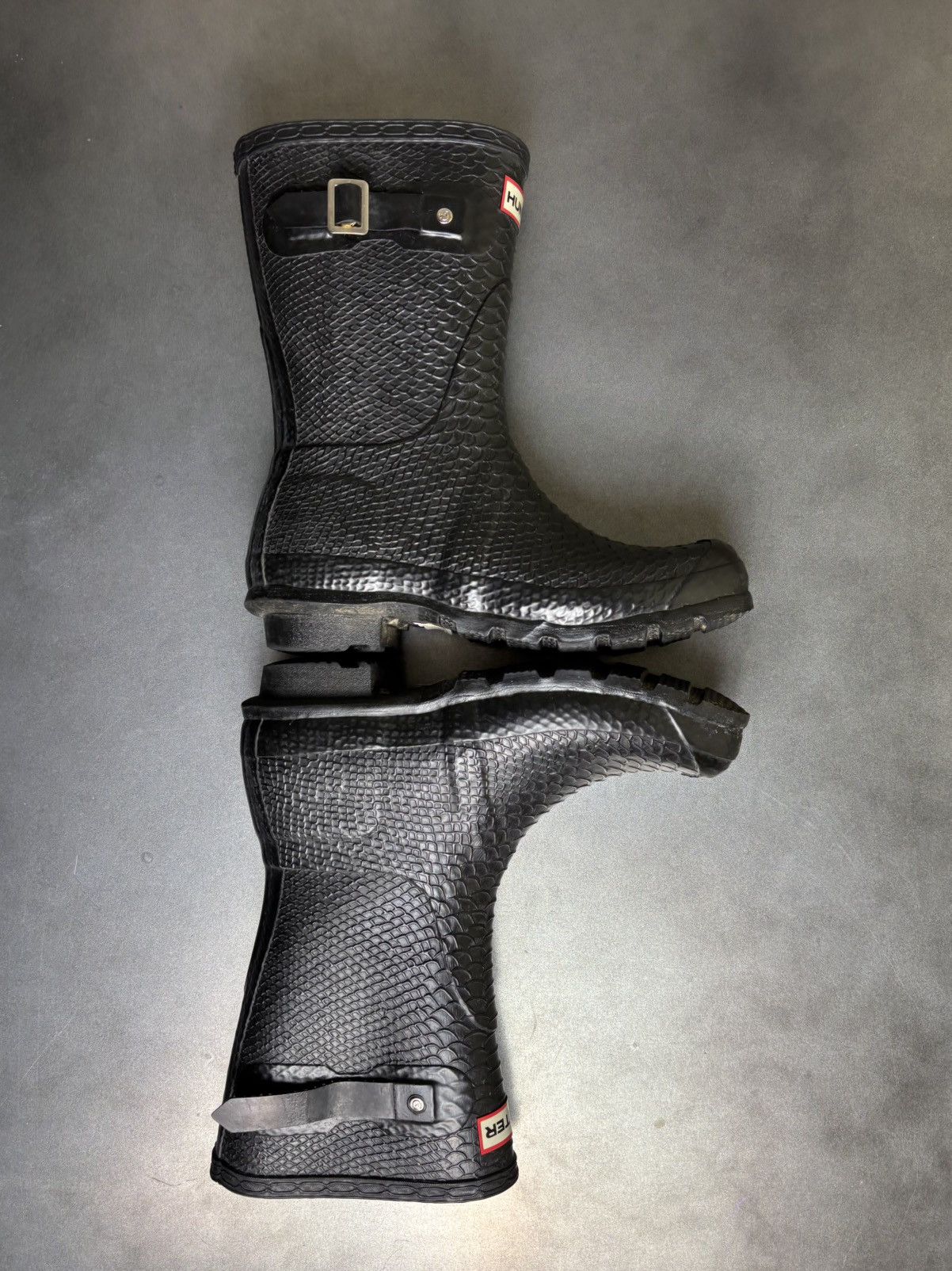 Hunter Hunter Carnaby Boa Short Hunter Boots Rain Snake Rain Rubber Size US 7 / IT 37 - 14 Thumbnail