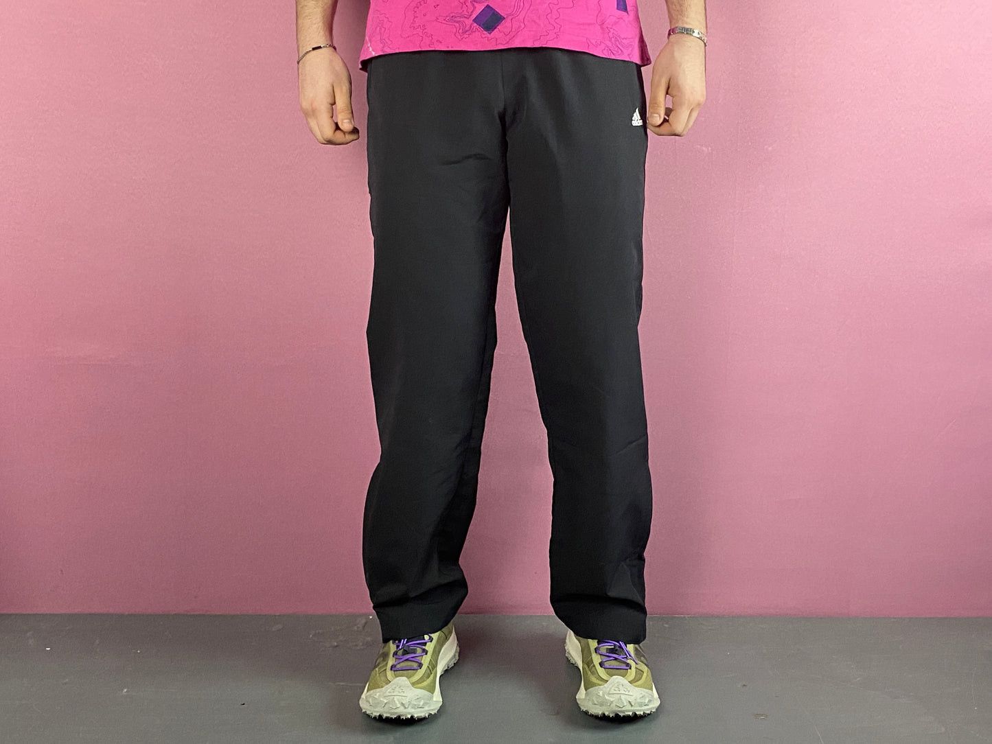 Adidas × Vintage Adidas Vintage Men's Straight Track Pants - M Size US 34 / EU 50 - 2 Thumbnail