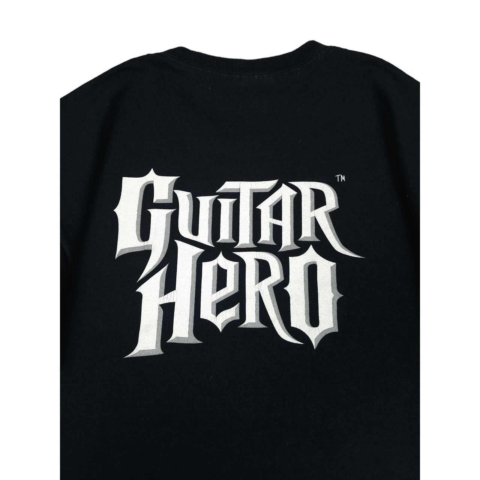 Band Tees × Playstation × Vintage 💎 90s Y2K Guitar Hero Game Spell out Art Tee T-shirt Size L Size US L / EU 52-54 / 3 - 4 Thumbnail