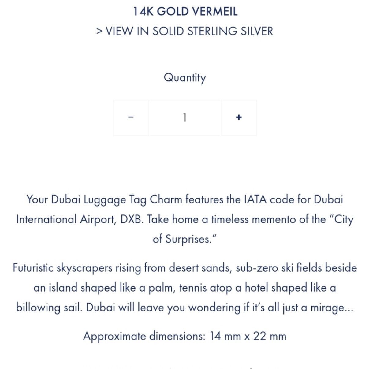 JET SET Jet Set Candy Dubai DXB luggage tag charms Size ONE SIZE - 10 Thumbnail