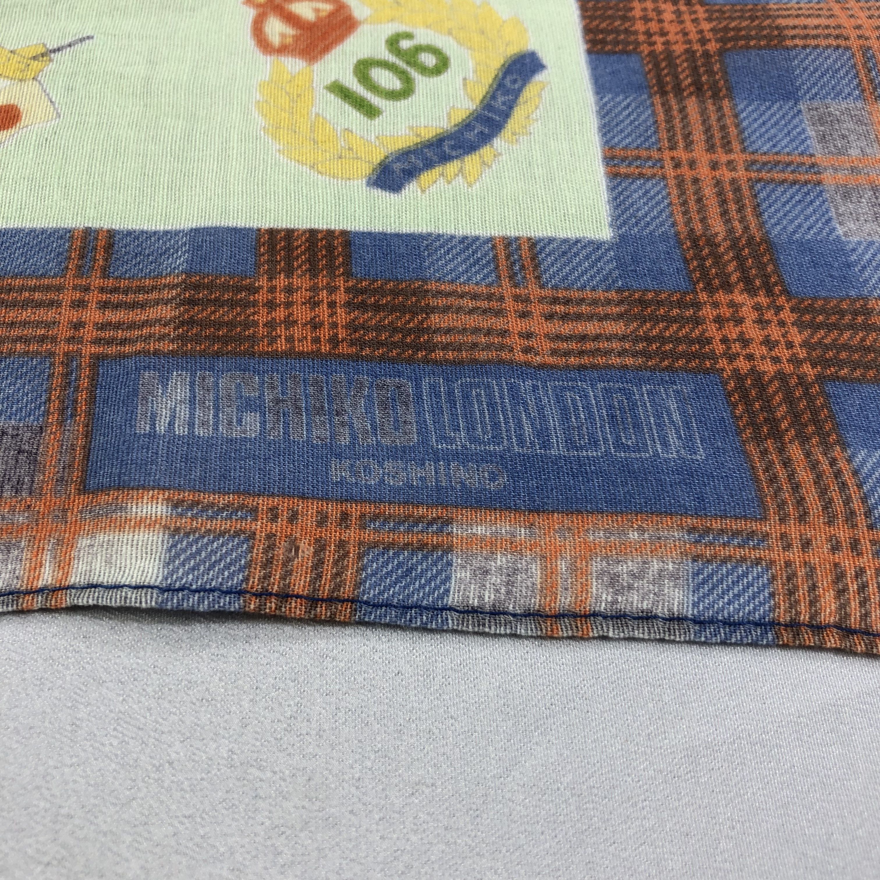 Japanese Brand Michiko London Handkerchief Neckerchief Bandana H2187 Size ONE SIZE - 4 Thumbnail