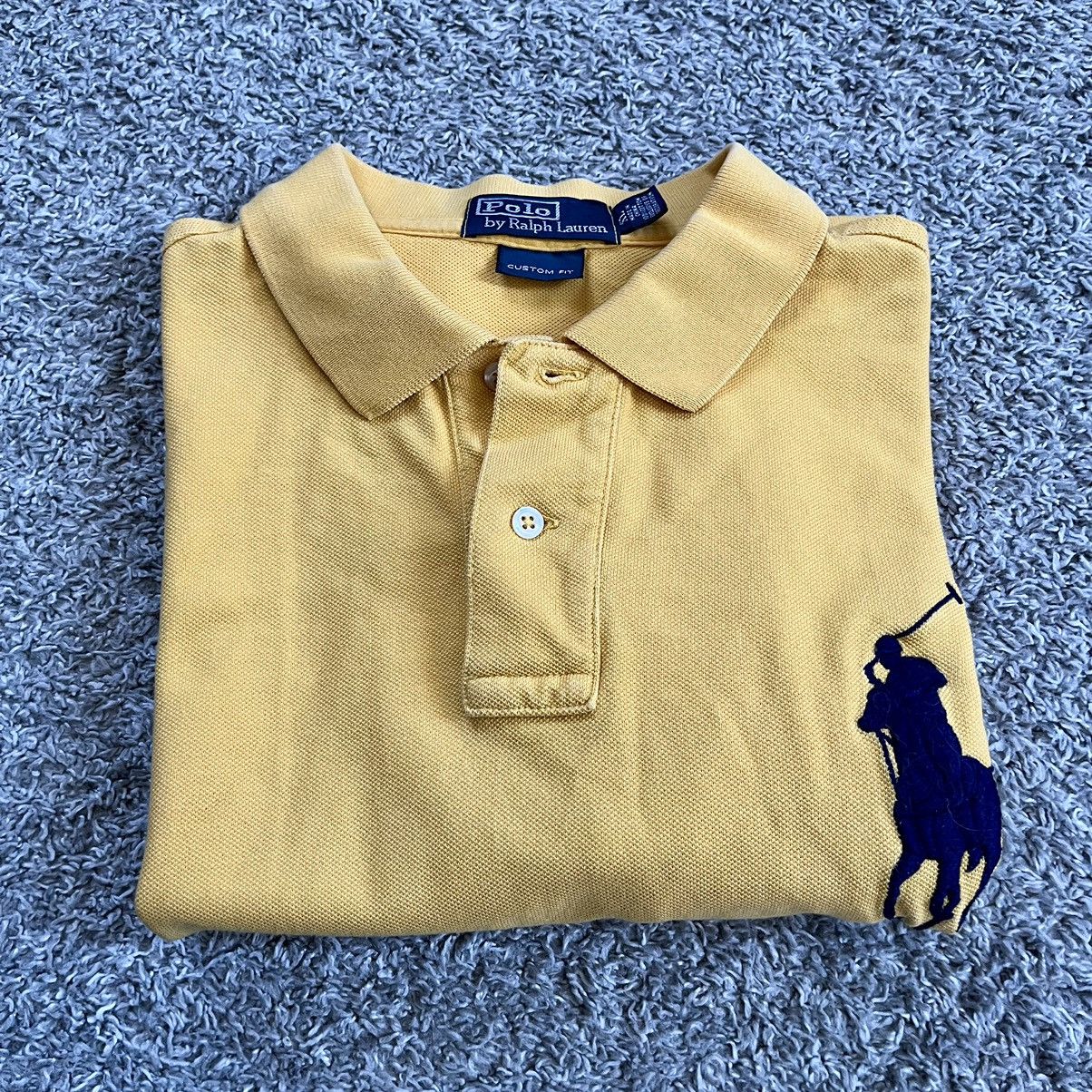 Polo Ralph Lauren × Wu-Tang Clan 🔴Polo Ralph Lauren Shirt Size XL Yellow Big Pony WuTang Size US XL / EU 56 / 4 - 10 Thumbnail