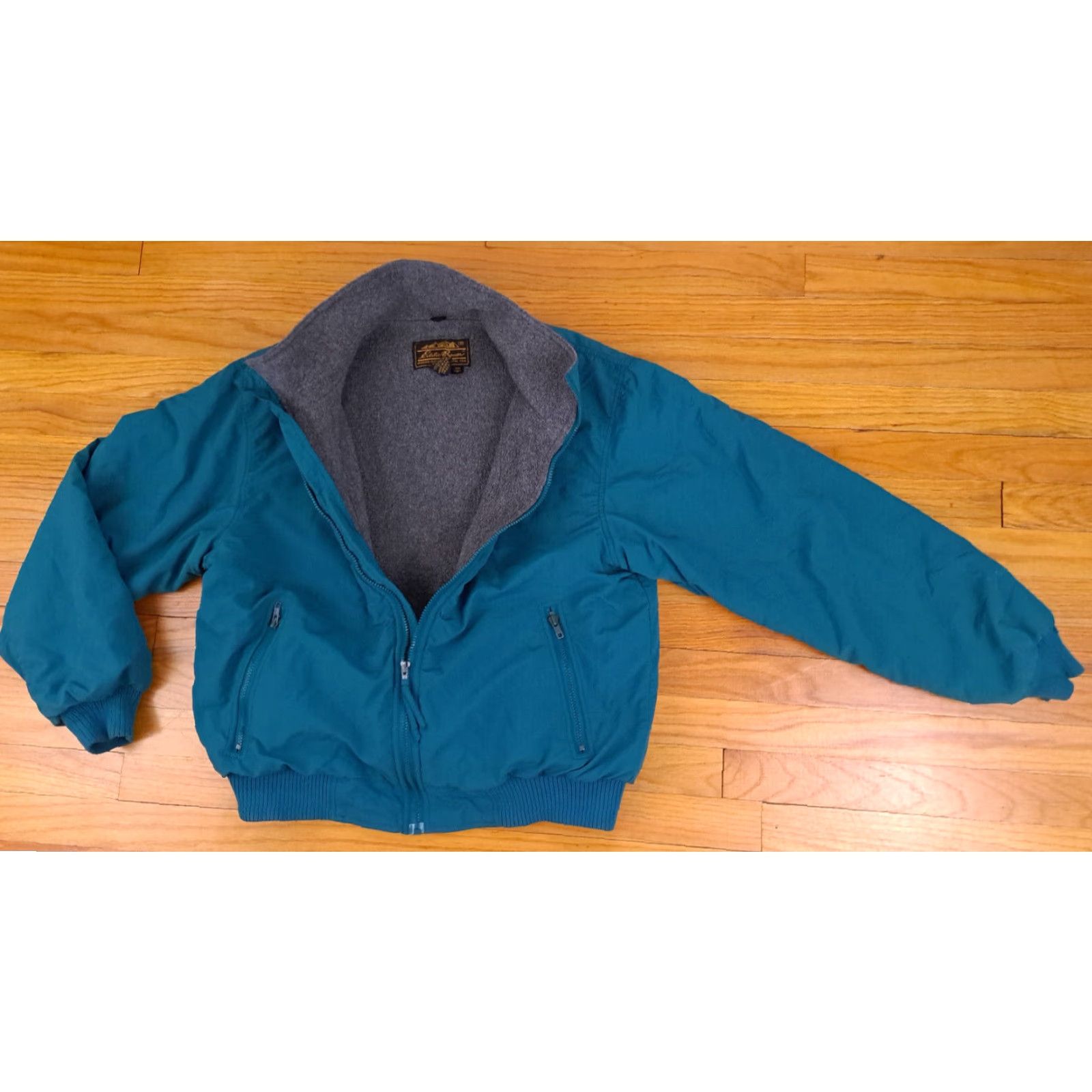 Eddie Bauer VINTAGE Eddie Bauer WeatherEdge Jacket Mens L green teal Nylon Softshell Insulated Zip Bomber United States Made Size US L / EU 52-54 / 3 - 4 Thumbnail