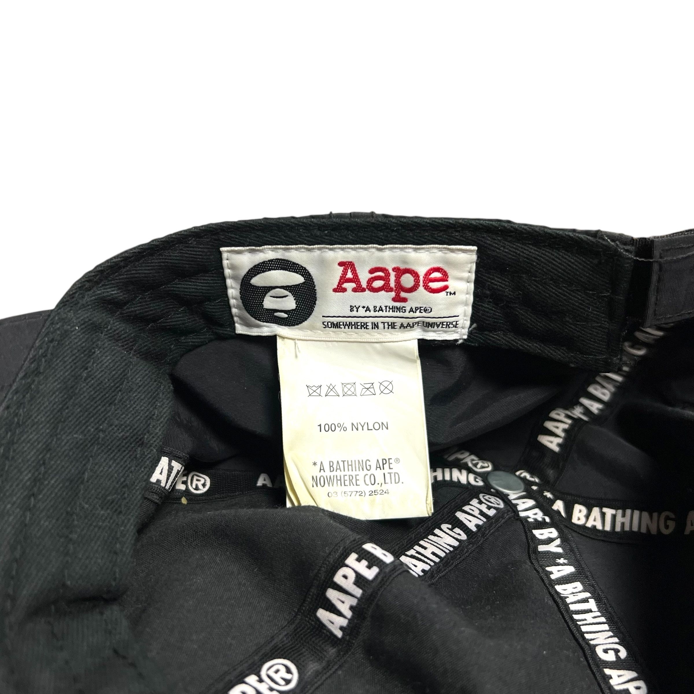 Aape AAPE by A Bathing Ape Moonface Nylon Cap Size ONE SIZE - 9 Thumbnail