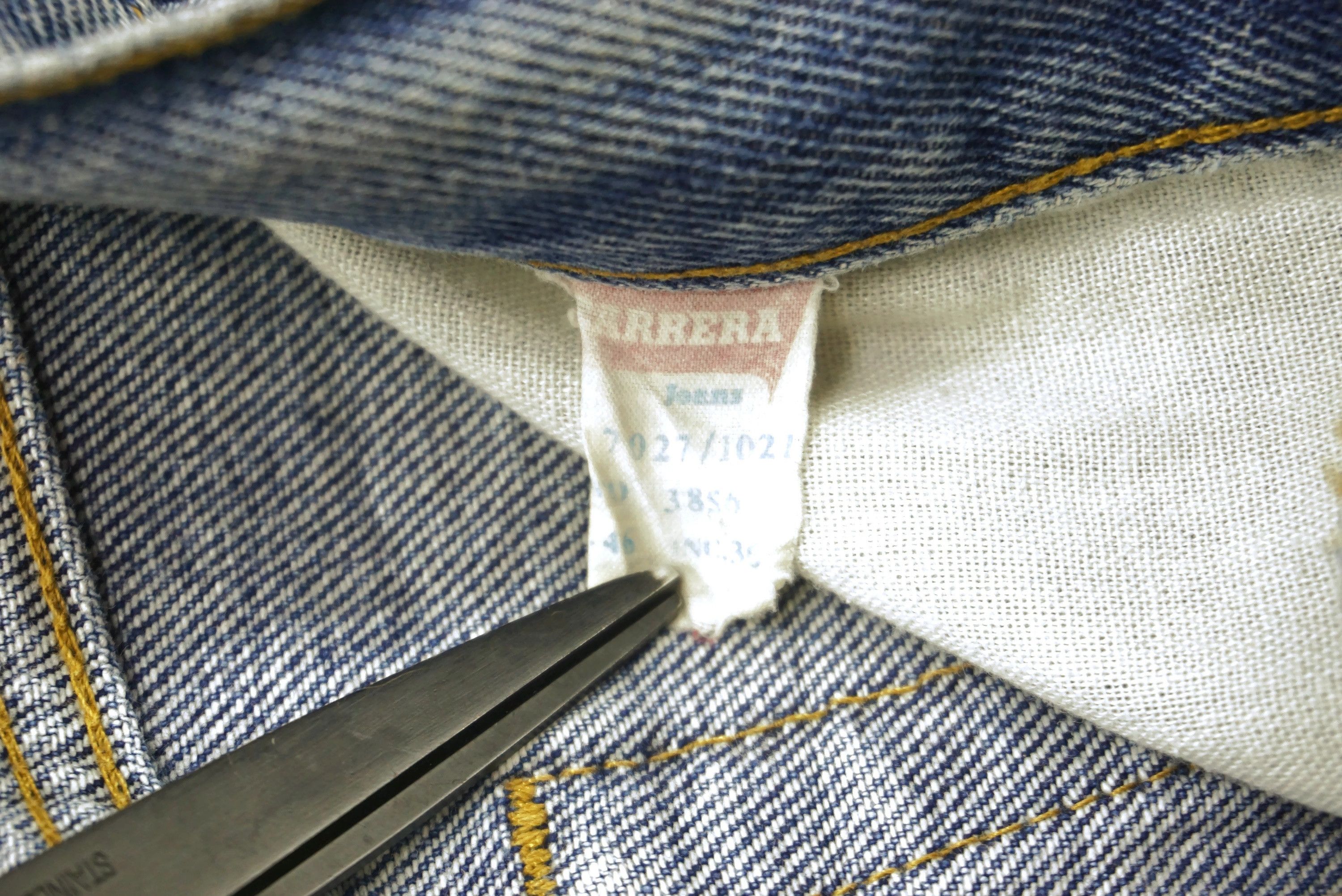 Vintage Carrera Jeans Size W36xL29 Straight Leg Denim Broken Zipper Size US 36 / EU 52 - 13 Thumbnail