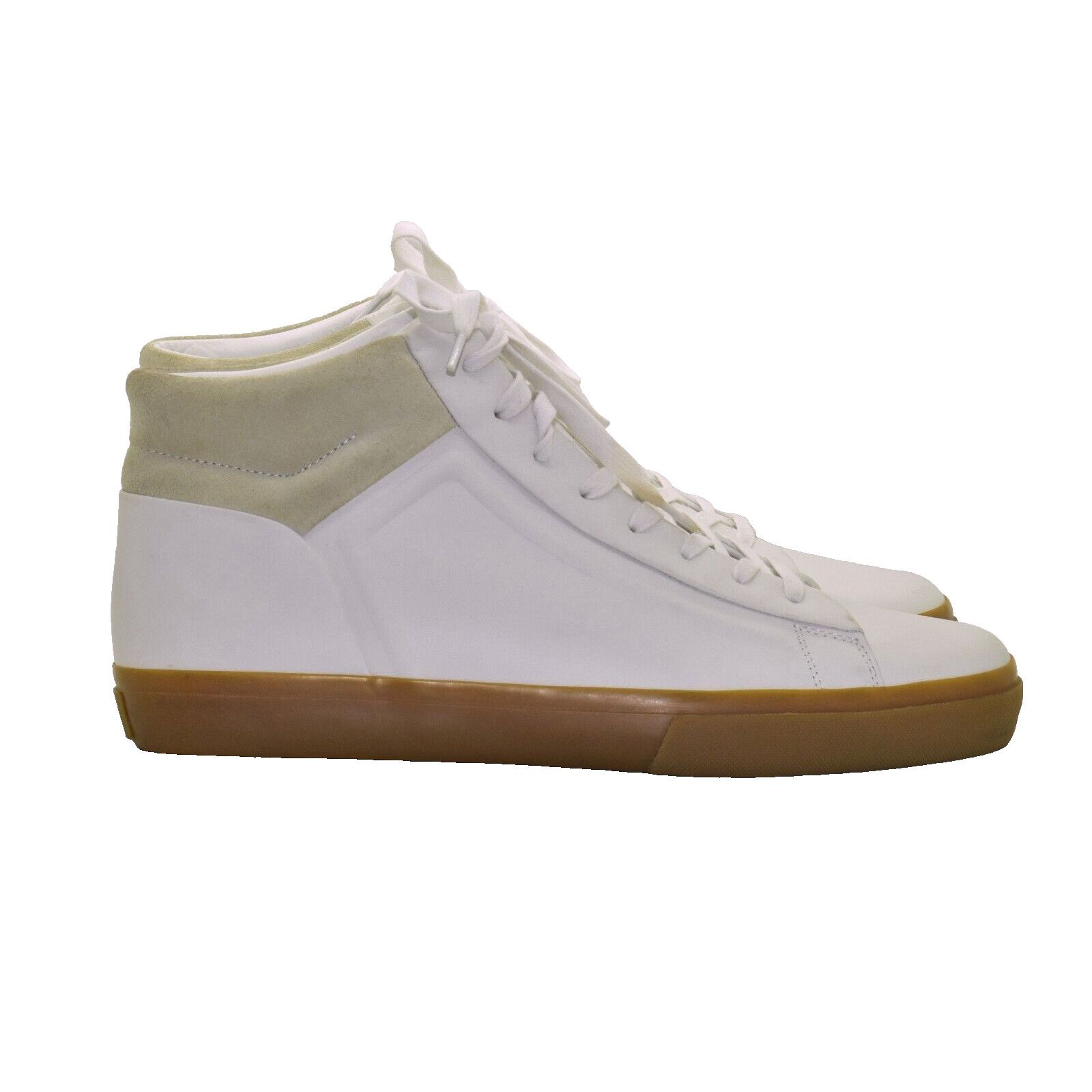 Vince NEW VINCE Fynn White Nappa Leather Sneaker Shoes Sz 12M $250 Size US 12 / EU 45 - 2 Thumbnail