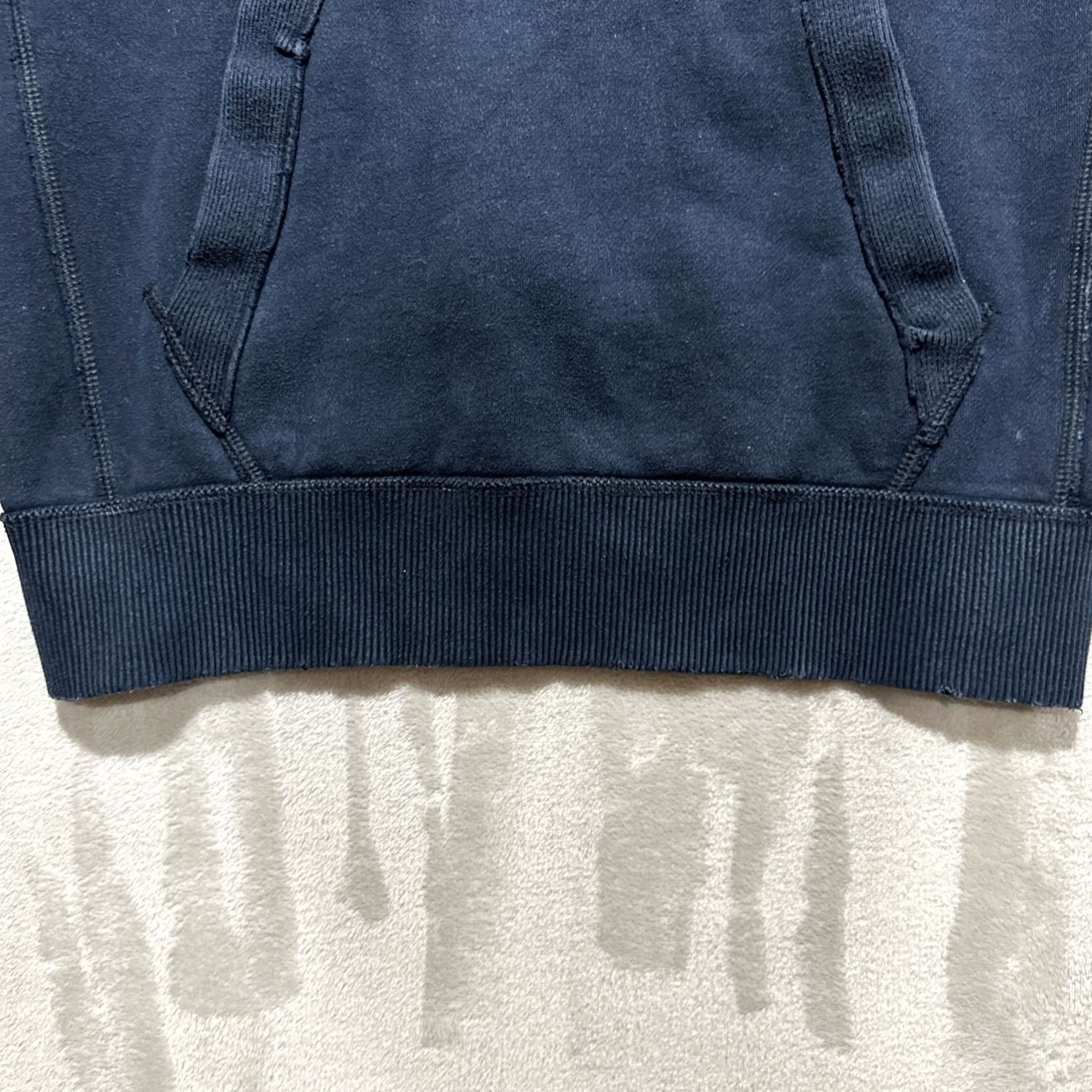 Abercrombie & Fitch VINTAGE Abercrombie & Fitch Muscle-Fit Hoodie Men's M Blue Fleece Logo Half Button Pullover Size US M / EU 48-50 / 2 - 6 Thumbnail