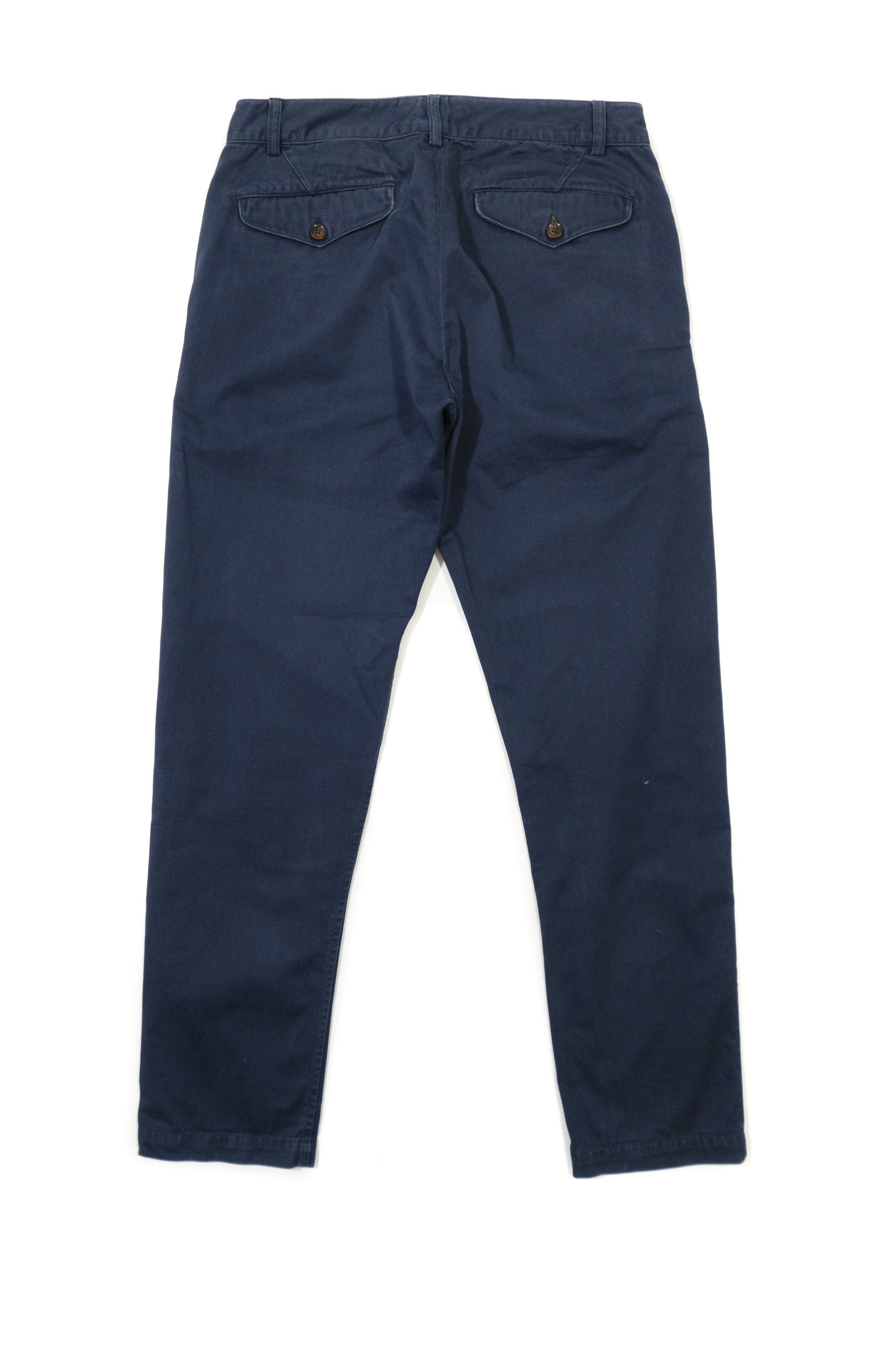 Universal Works Twill Navy Military Chino Pants Size US 30 / EU 46 - 2 Thumbnail