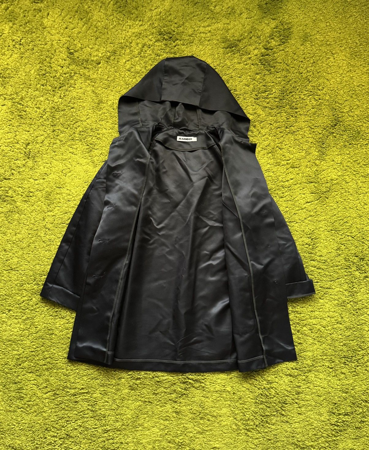 Jil Sander Jil Sander 100% silk avant garde parka coat Size XS / US 0-2 / IT 36-38 - 2 Thumbnail