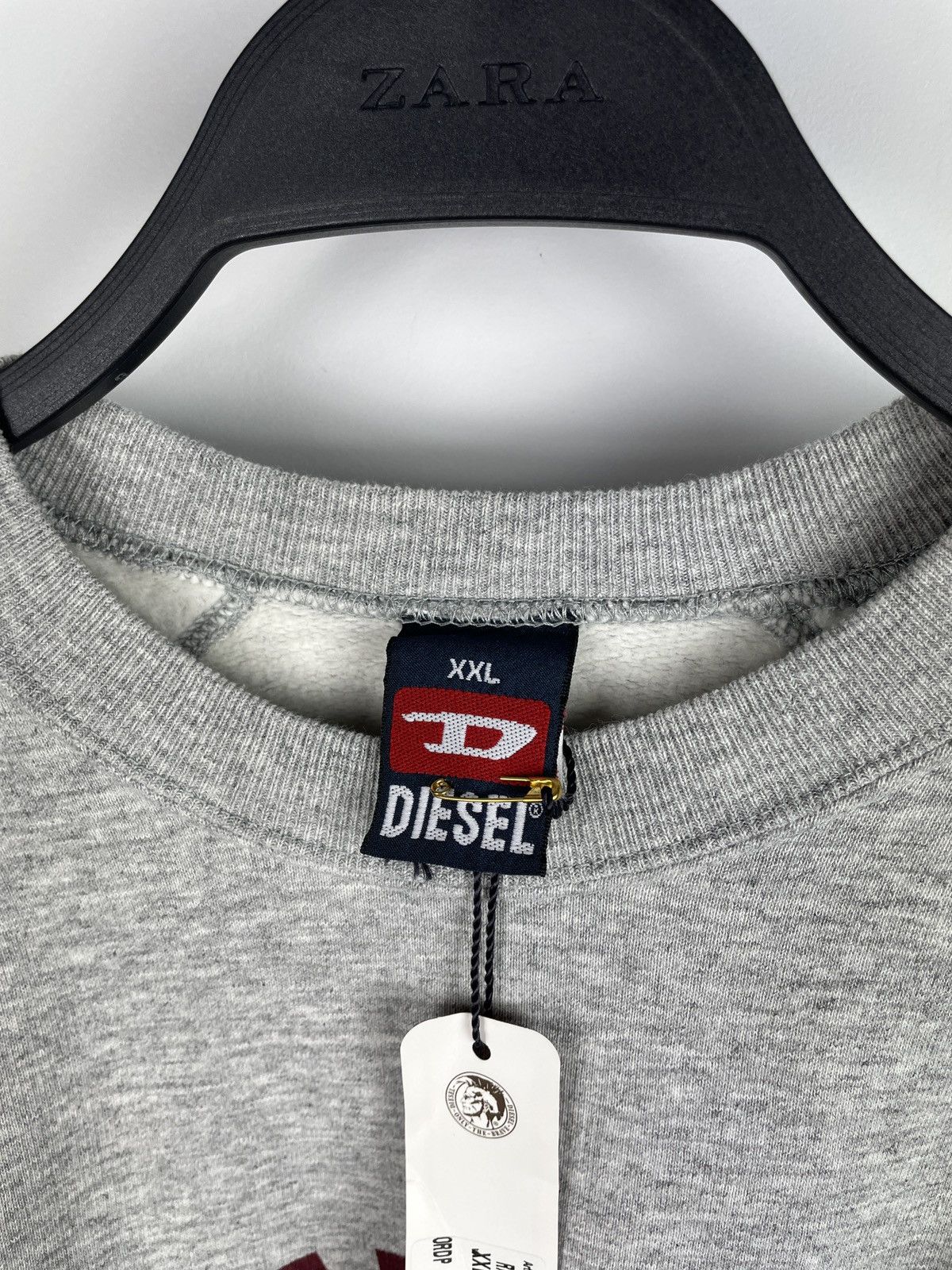 Diesel × Vintage New!!! Vintage Diesel Division Y2K Sweatshirt Size US XXL / EU 58 / 5 - 8 Thumbnail