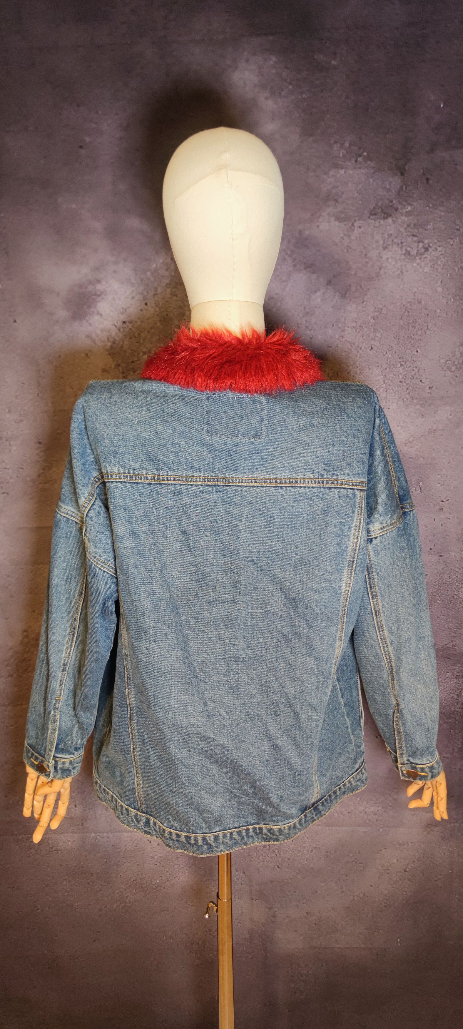 Other Liquor n poker denim jacket Red fur Size M / US 6-8 / IT 42-44 - 3 Thumbnail