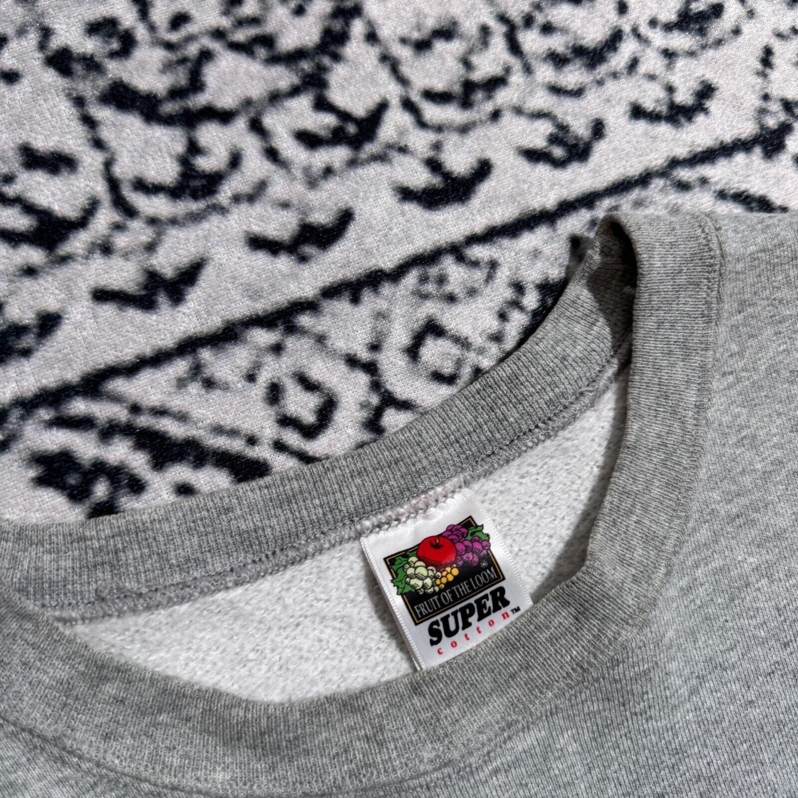 Vintage Vintage Gray Cotton Crewneck Size XXL Rice Owls University Size US XXL / EU 58 / 5 - 7 Thumbnail