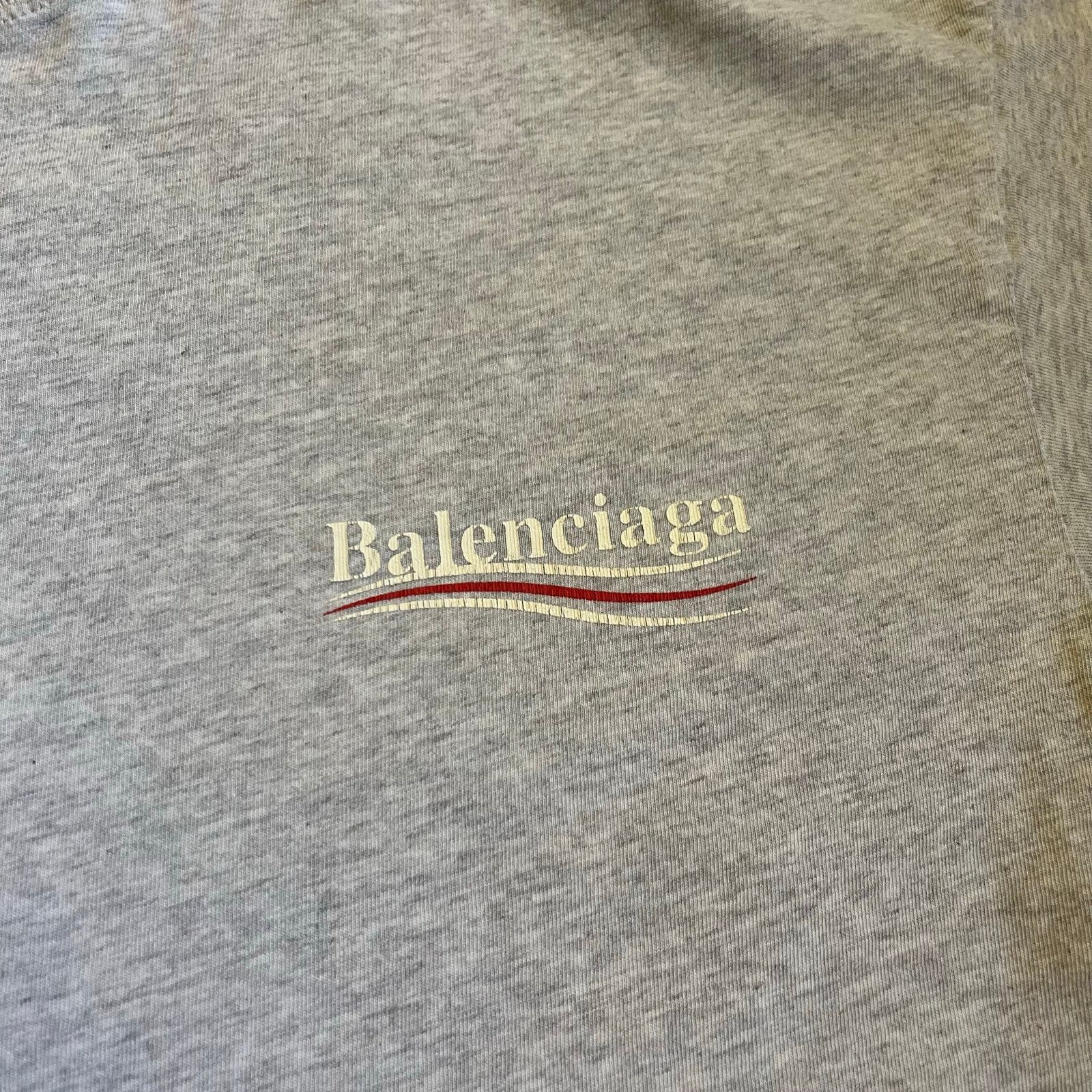 Balenciaga Authentic Balenciaga Campaign Logo Tee S Size US M / EU 48-50 / 2 - 4 Thumbnail