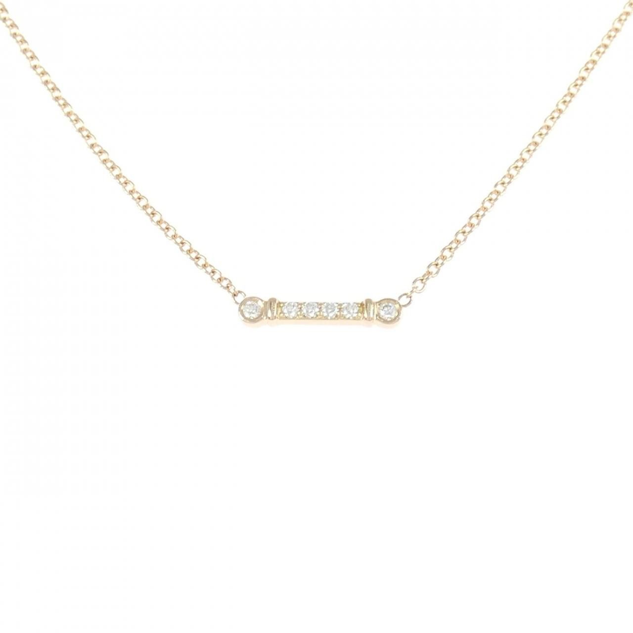 Tiffany & Co. Tiffany & Co. Tiffany Fleur de Lis Stem Au750 Necklace Crocodile skin Necklace 60012041 DUTY FREE for USA Size ONE SIZE - 1 Thumbnail