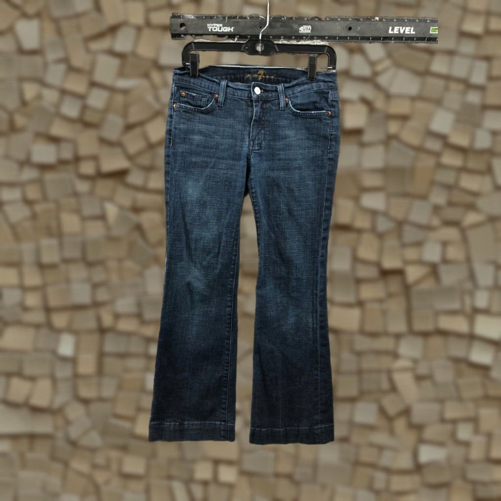 7 For All Mankind 7 For All Mankind Jeans Size 28 Womens Low Rise Medium Wash Blue Denim Size 28" / US 6 / IT 42 - 1 Thumbnail