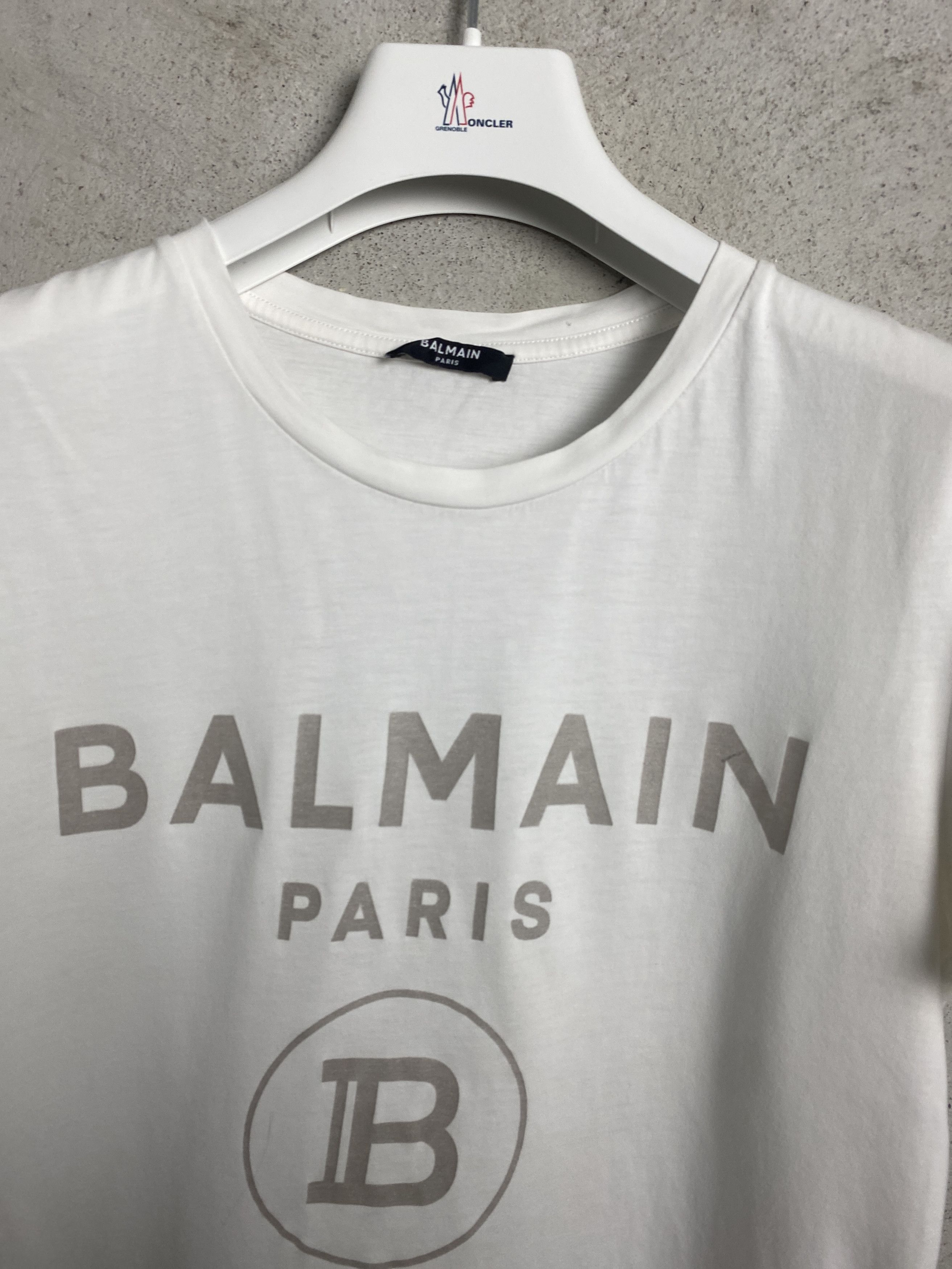 Balmain Balmain big logo t-shirt tee casual Size XS / US 0-2 / IT 36-38 - 2 Thumbnail