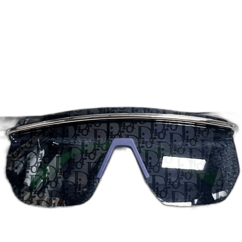 Dior Dior Blue Logo Sunglasses with Irregular Frame Size ONE SIZE - 1 Thumbnail