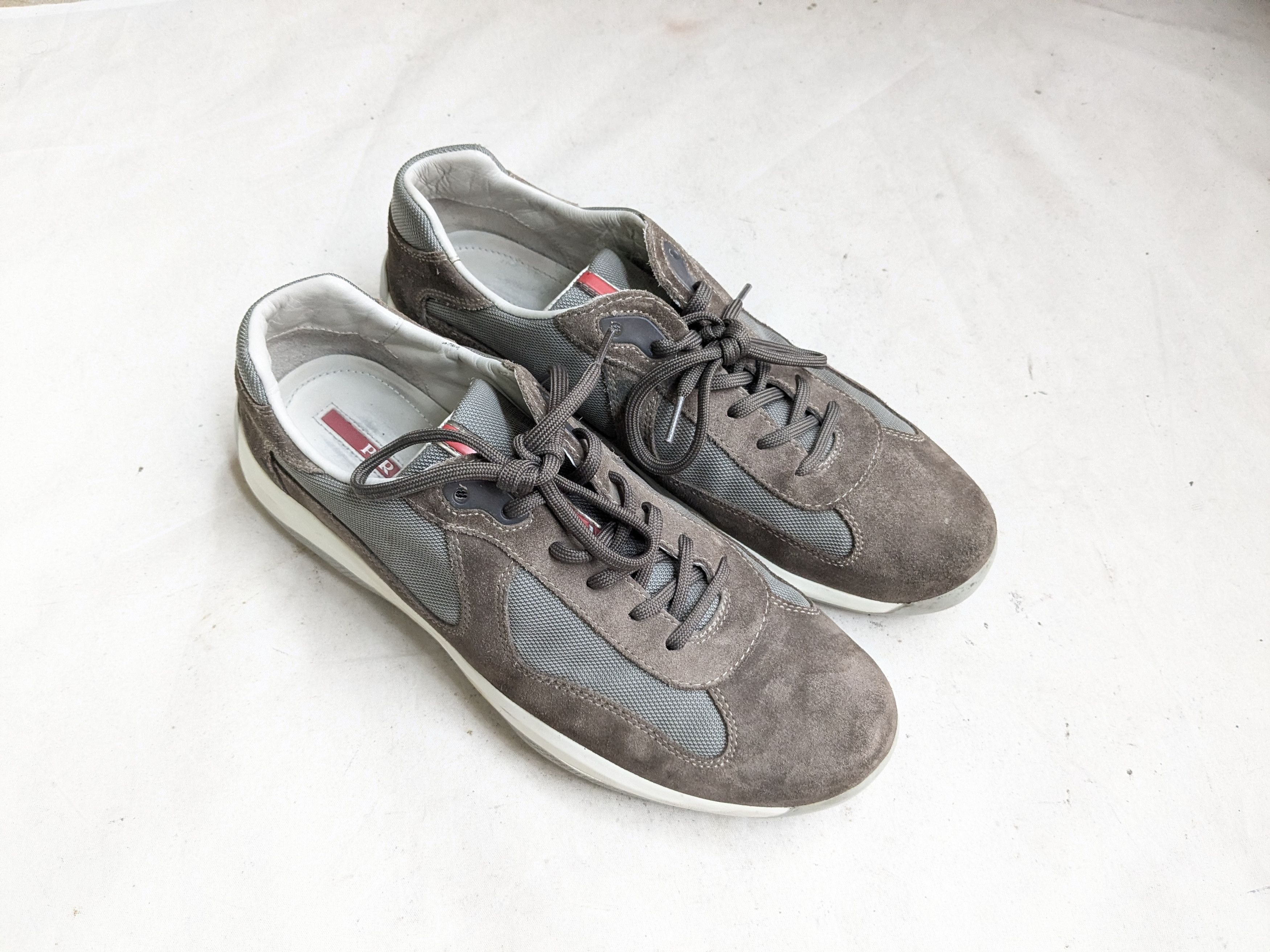 Prada Prada America's Cup Gray Suede 10 Low Top Size US 10 / EU 43 - 2 Thumbnail
