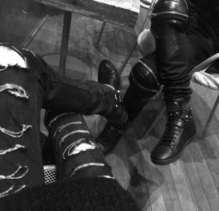 Saint Laurent Paris Saint Laurent SLP Paris Split Leather Motorcycle Jeans Size US 30 / EU 46 - 8 Thumbnail