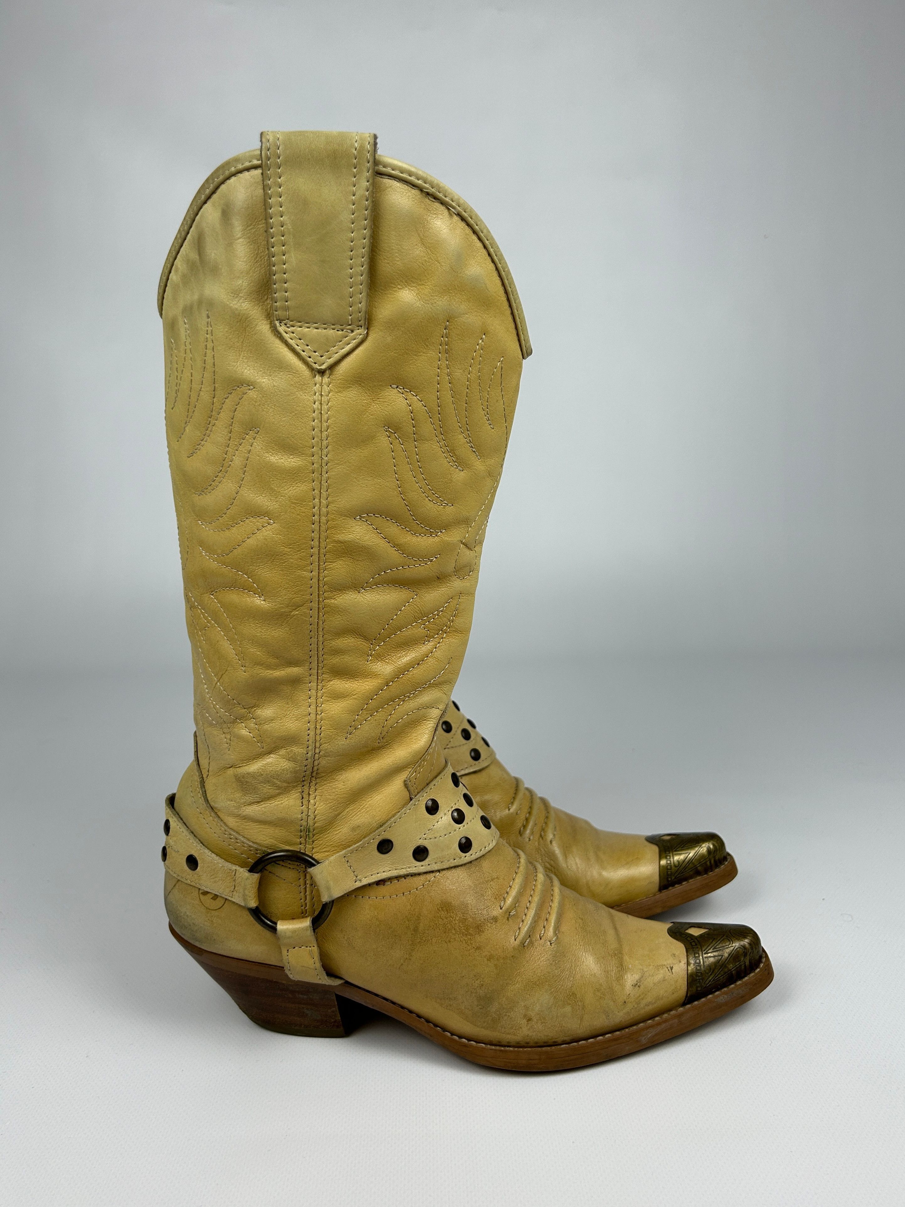 Vintage Vintage Bronx cowboy leather boots Size US 9 / IT 39 - 4 Thumbnail