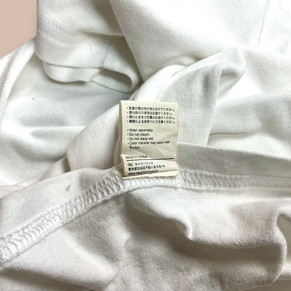 Neighborhood NEIGHBORHOOD White Tee Size US XL / EU 56 / 4 - 8 Thumbnail
