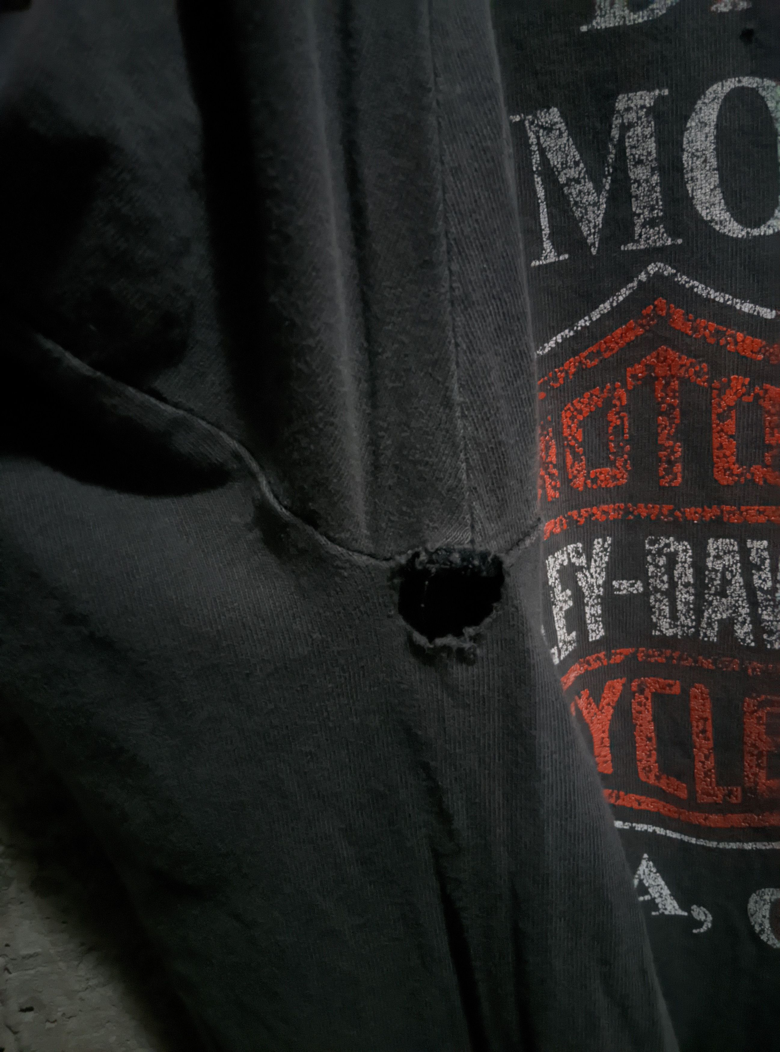 Harley Davidson Vintage 90s thrashed Harley Davidson distress grunge WCC ERD Size US XL / EU 56 / 4 - 8 Thumbnail