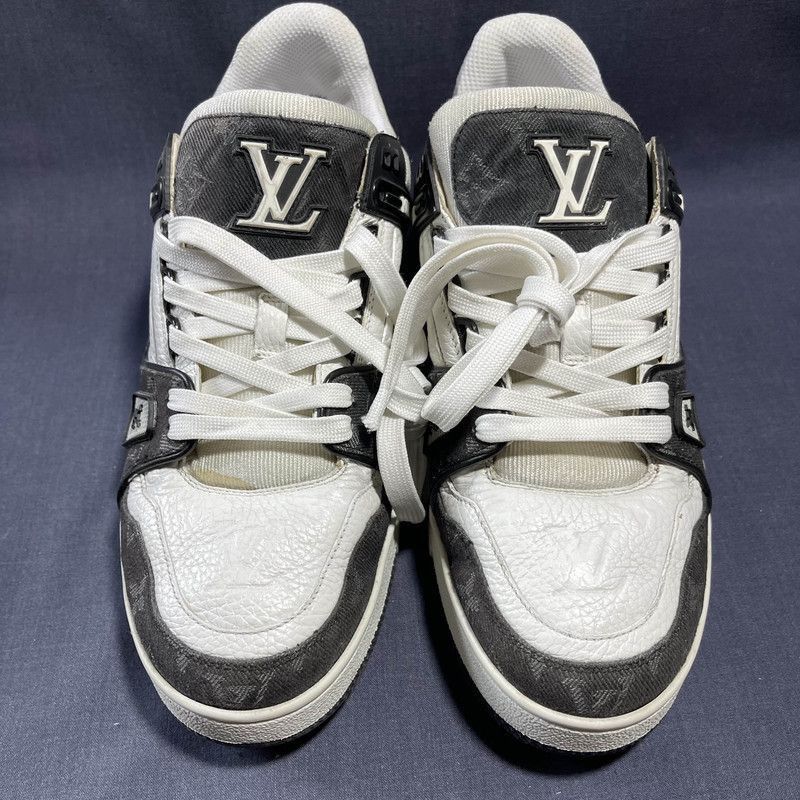 Louis Vuitton Louis Vuitton Trainer Panda Pattern Low-Top Sneakers -2508 Size US 8 / EU 41 - 2 Thumbnail