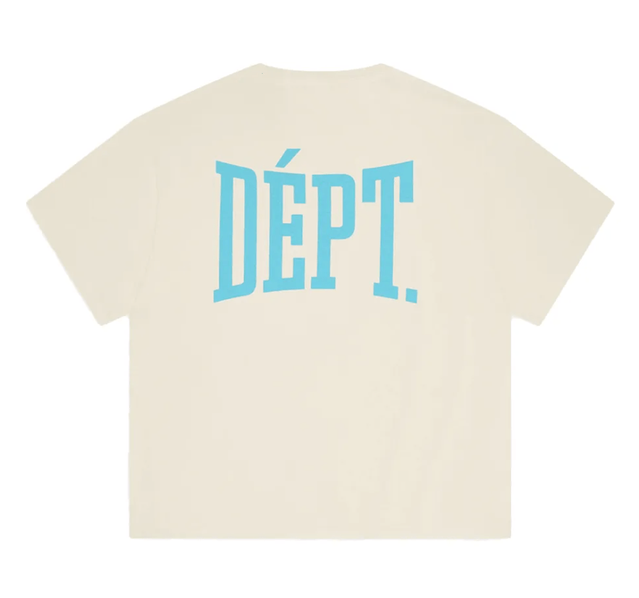 Gallery Dept. o1mle0825 Dept Gym Logo Tee Shirt in Cream Size US L / EU 52-54 / 3 - 2 Thumbnail