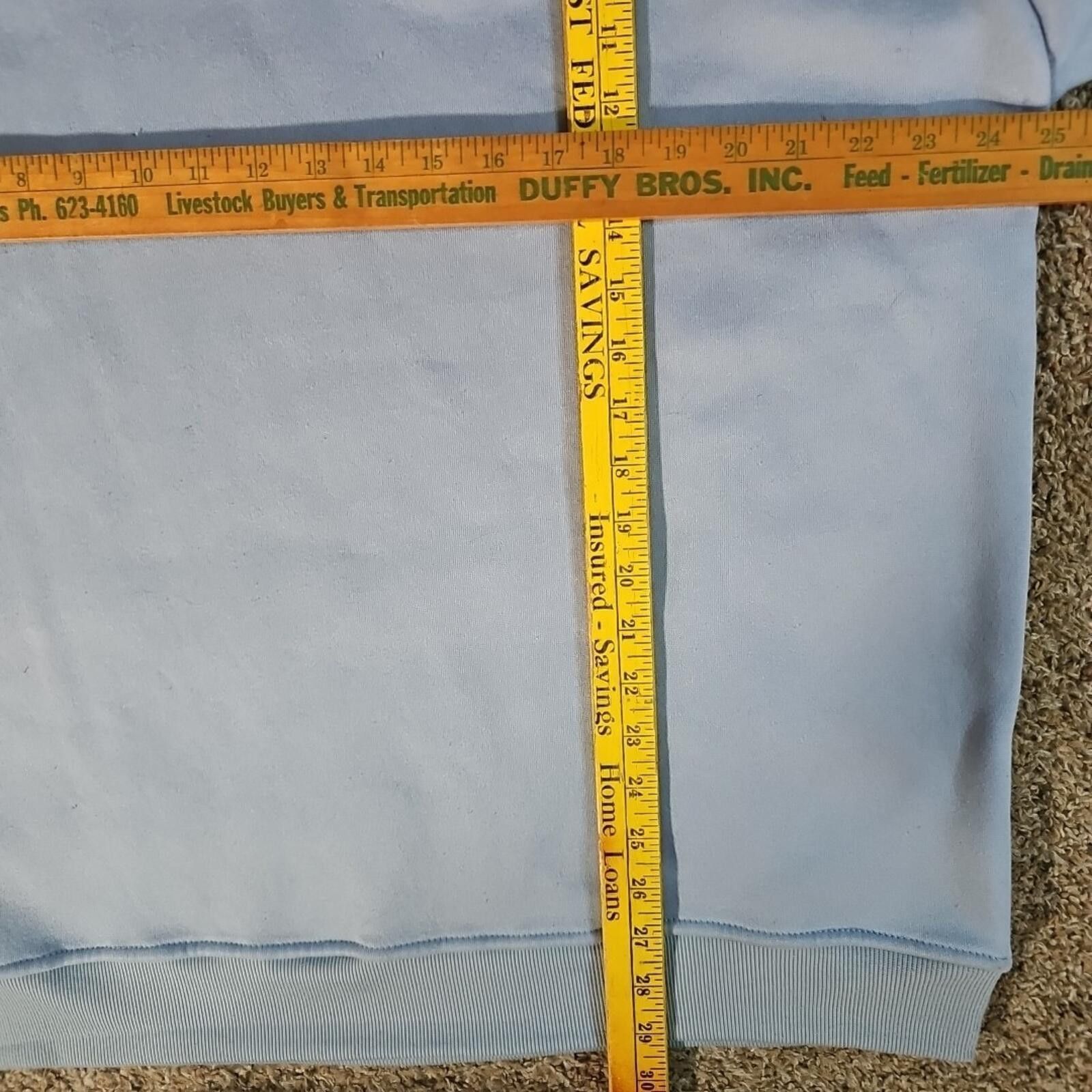 The Unbranded Brand Soft Blue Vneck Sweater XXL Size XXL / US 16-18 / IT 52-54 - 4 Thumbnail