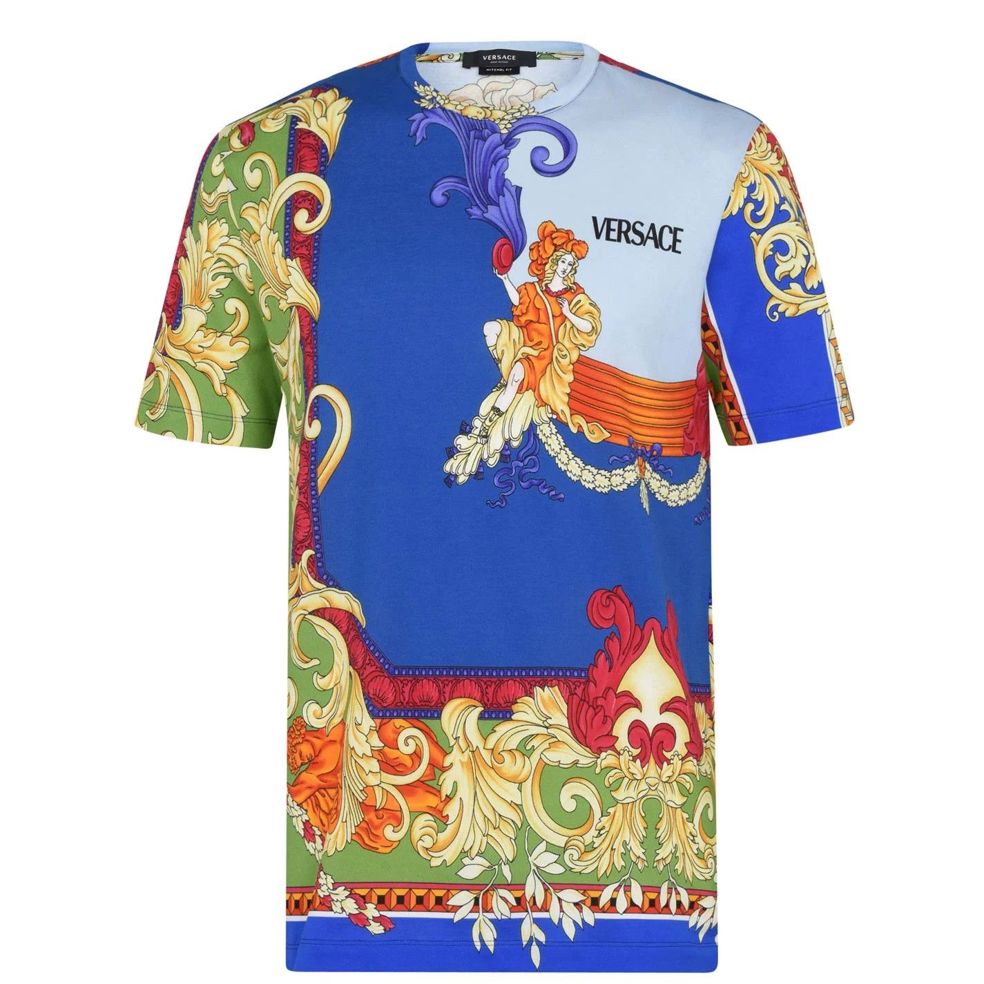 Versace Versace Renaissance Medusa Print T-Shirt Men's Size M Size US M / EU 48-50 / 2 - 1 Thumbnail