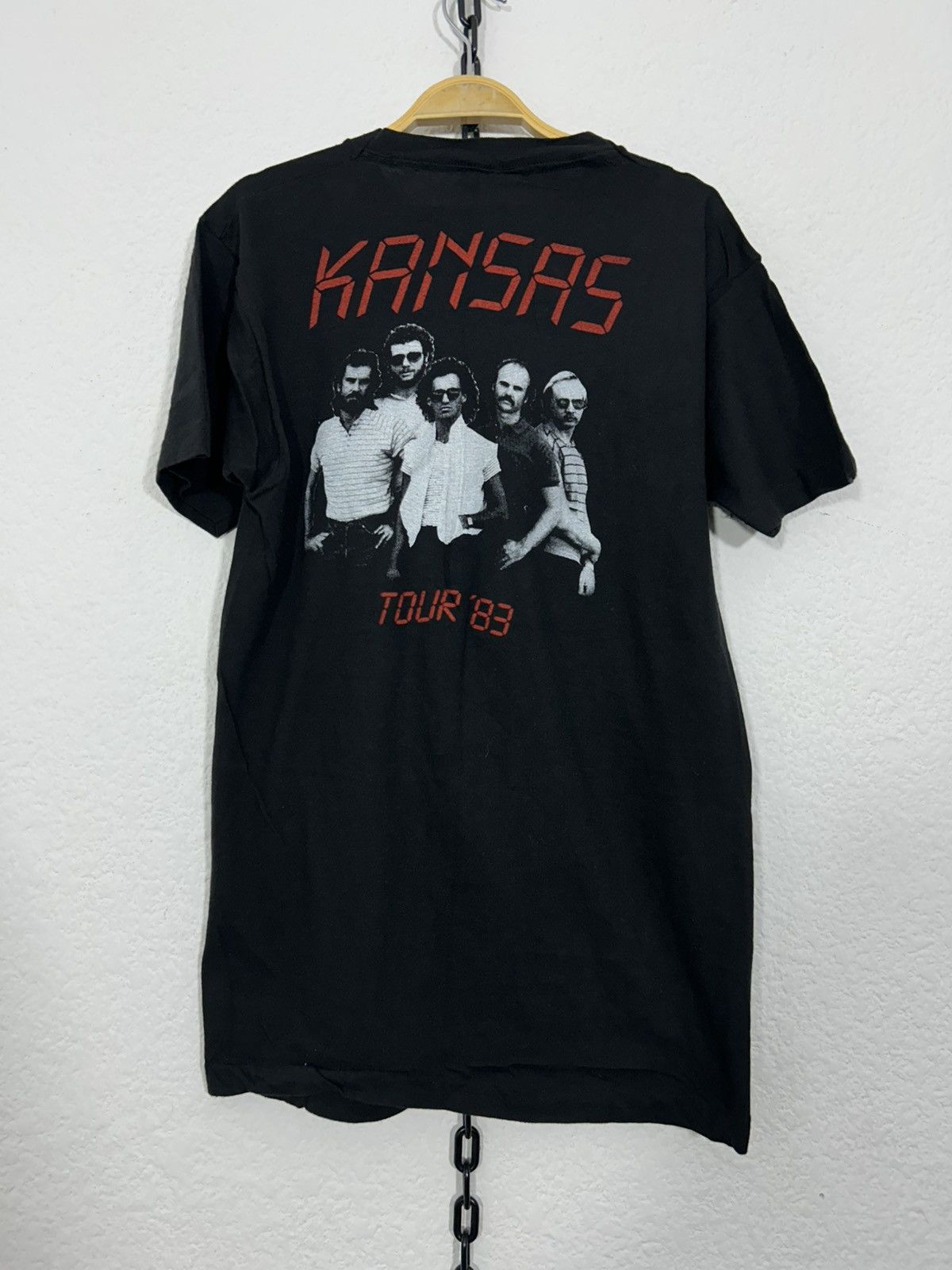 Band Tees × Vintage 1983 Kansas Drastic Measures Size US L / EU 52-54 / 3 - 2 Thumbnail