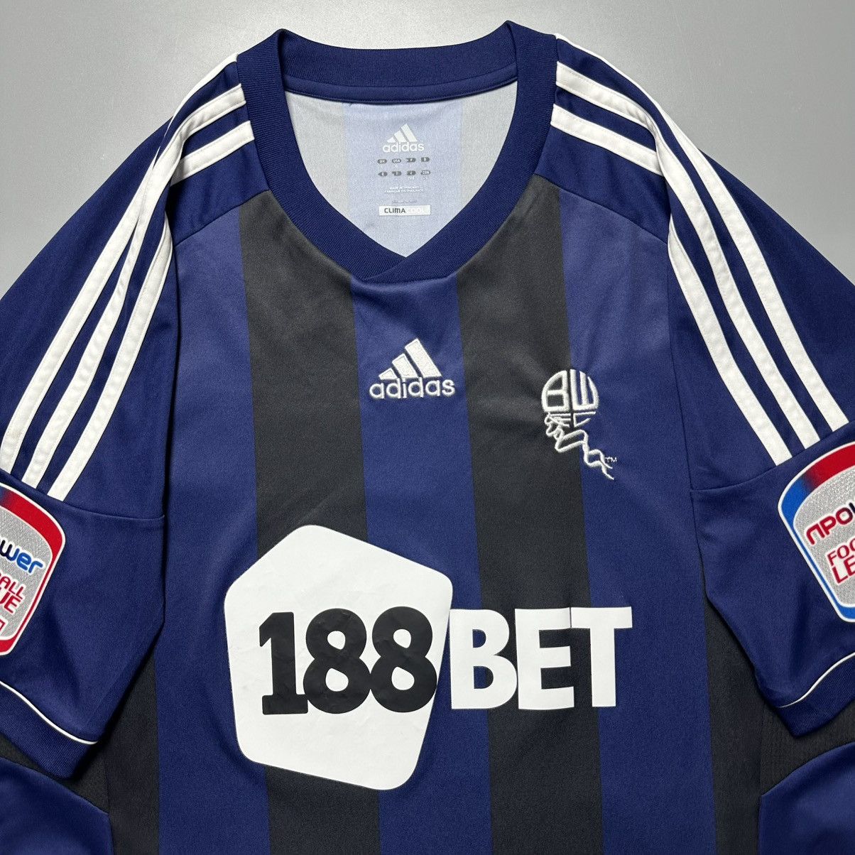 Adidas BOLTON ADIDAS 2012/2013 FOOTBALL AWAY JERSEY #22 HOLDEN Size US L / EU 52-54 / 3 - 4 Thumbnail