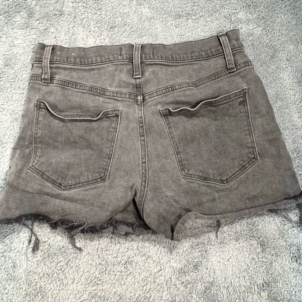Madewell Madewell Jean Shorts high-rise denim Cut-Off Women 27 Gray Regular Size 27" / US 4 / IT 40 - 6 Thumbnail