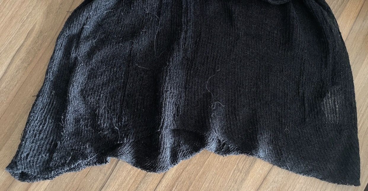 Yohji Yamamoto Yohji Yamamoto pour homme destroys vintage tassel sweater Size US L / EU 52-54 / 3 - 5 Thumbnail