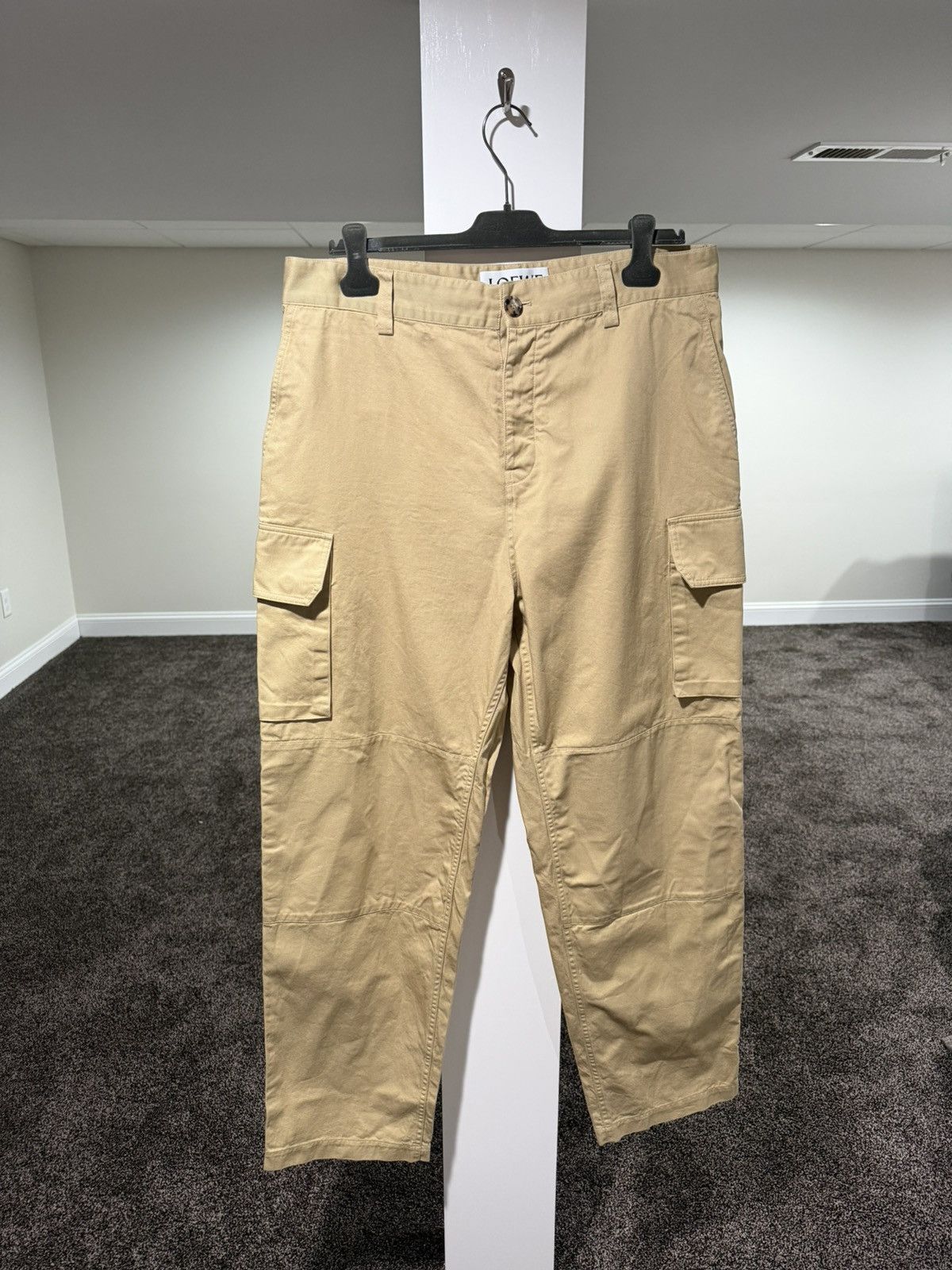 Loewe Loewe Khaki Cargo Tan Trouser Pants Size US 34 / EU 50 - 1 Thumbnail
