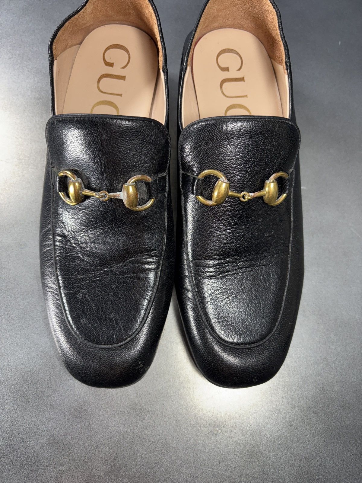 Gucci 2018 Gucci Horsebit Loafer Leather Mules Heels Crystal Jewel Size US 9 / IT 39 - 15 Thumbnail