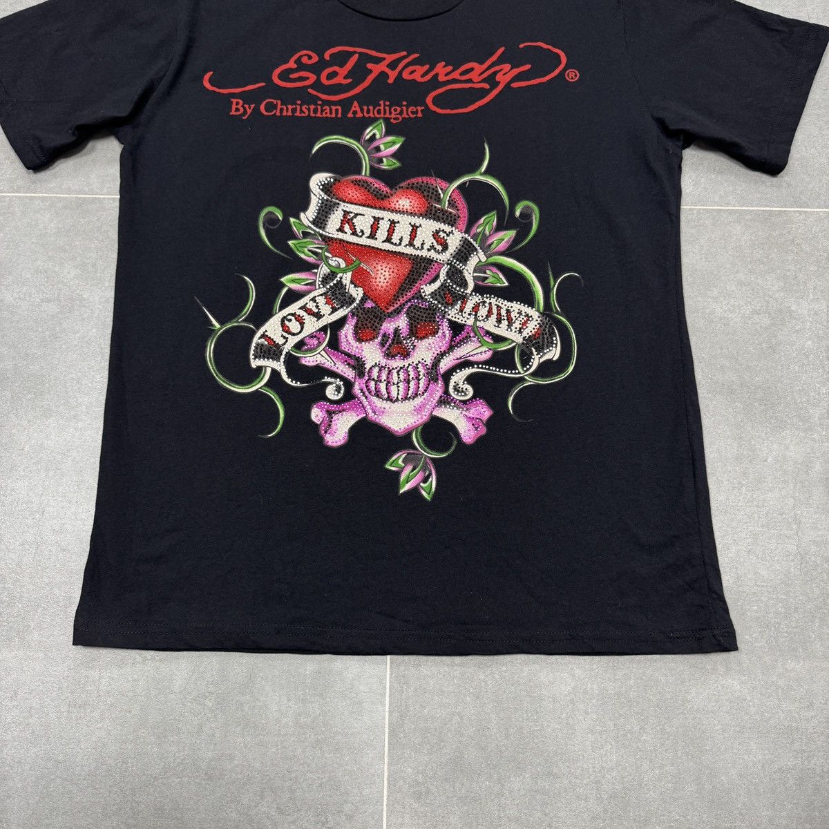 Christian Audigier × Ed Hardy Ed Hardy by Christian Audigier Women T-Shirt Size L Size L / US 10 / IT 46 - 4 Thumbnail