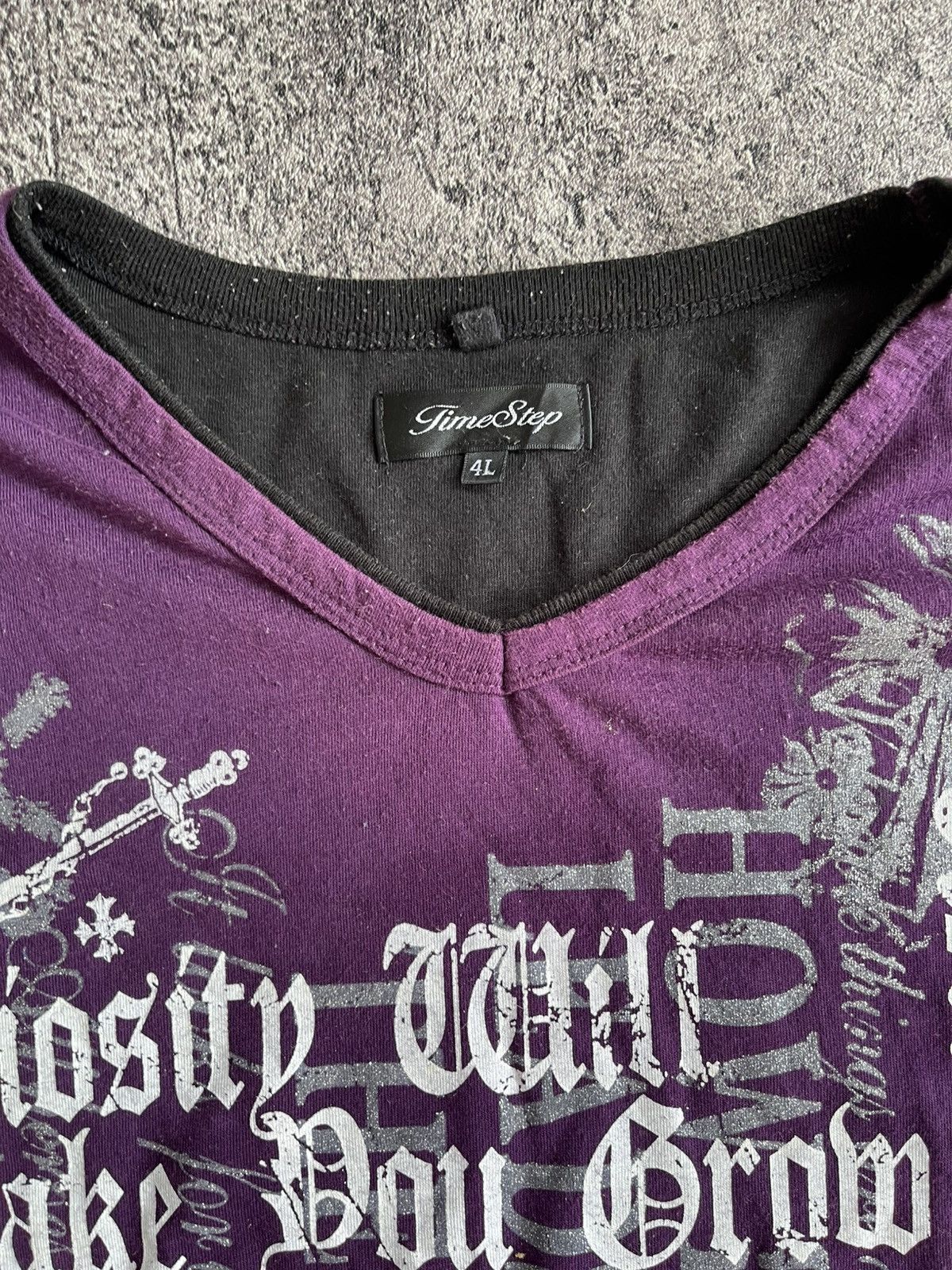 Japanese Brand Y2K Time Step punks style ifsixwasnine tshirt Size US XXL / EU 58 / 5 - 5 Thumbnail