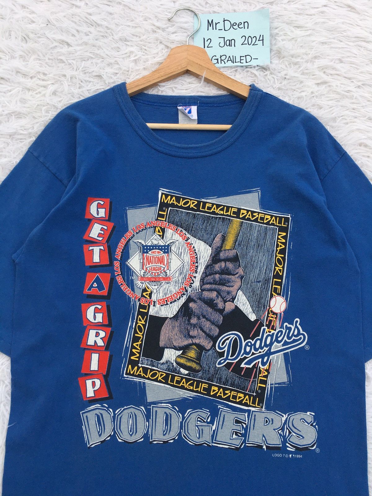 MLB Rare Vintage MLB LA Dodgers National League Tshirt Size US L / EU 52-54 / 3 - 6 Thumbnail
