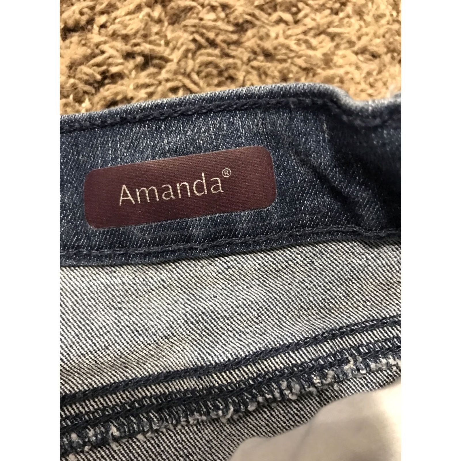 Gloria Vanderbilt Gloria Vanderbilt Jeans Womens 14 Blue amanda Size Short Cotton Blend B21 Size 36" / US 14 / IT 50 - 3 Thumbnail