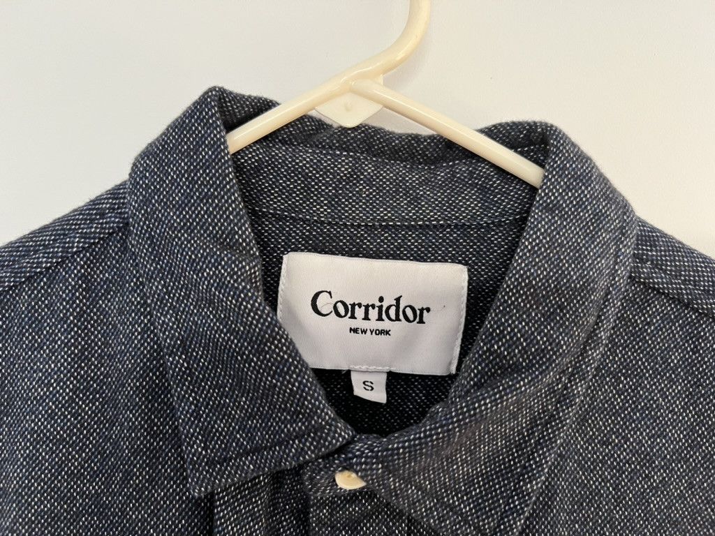 Corridor Navy Flannel Long Sleeve Button Up Size US S / EU 44-46 / 1 - 3 Thumbnail