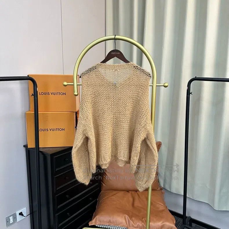 Loewe LOEWE 2024 new khaki color large logo sweater, size S Size S / US 4 / IT 40 - 3 Thumbnail