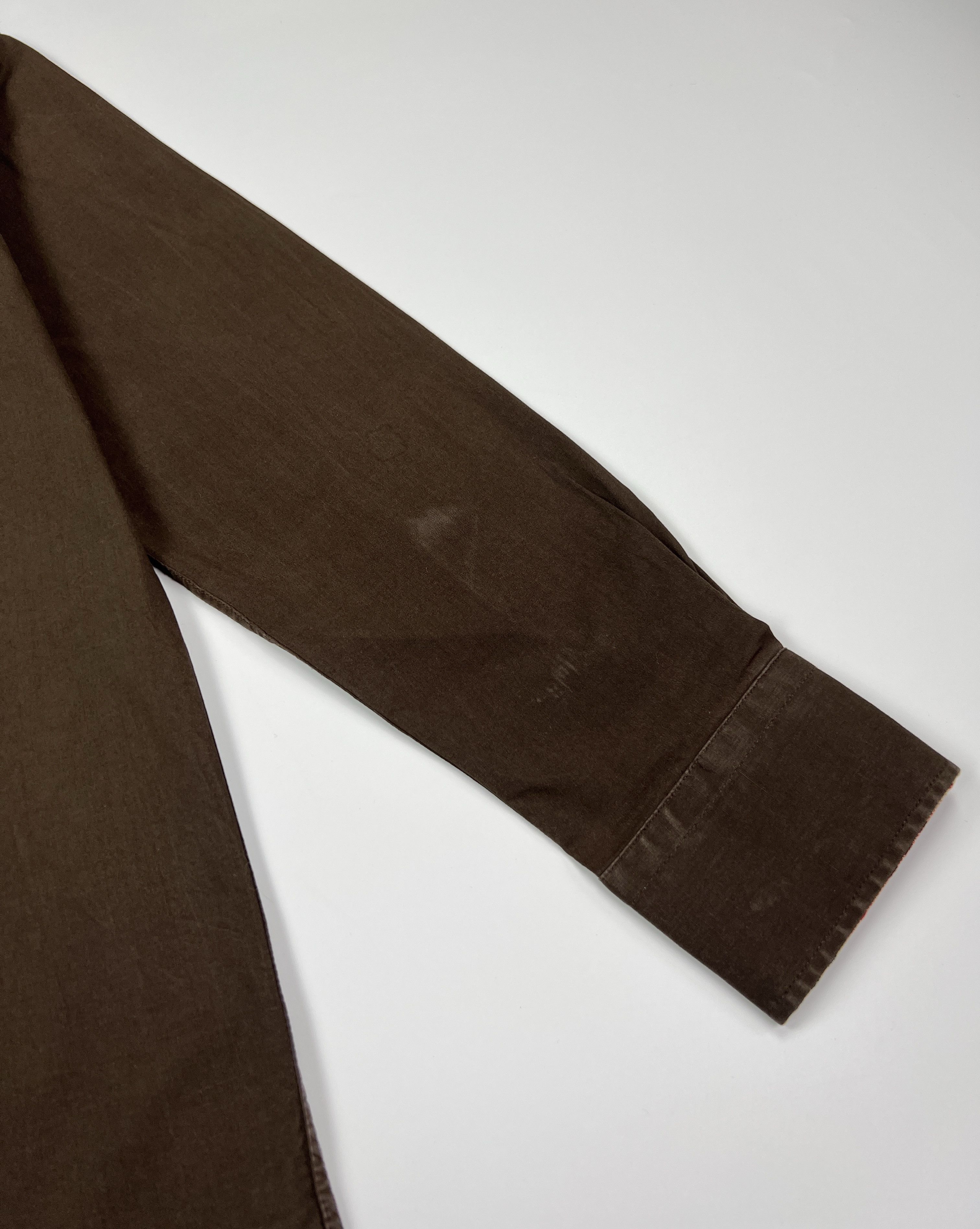 Burberry Vintage 00s Burberry Nova Check Brown Button Up Shirt Size US S / EU 44-46 / 1 - 7 Thumbnail