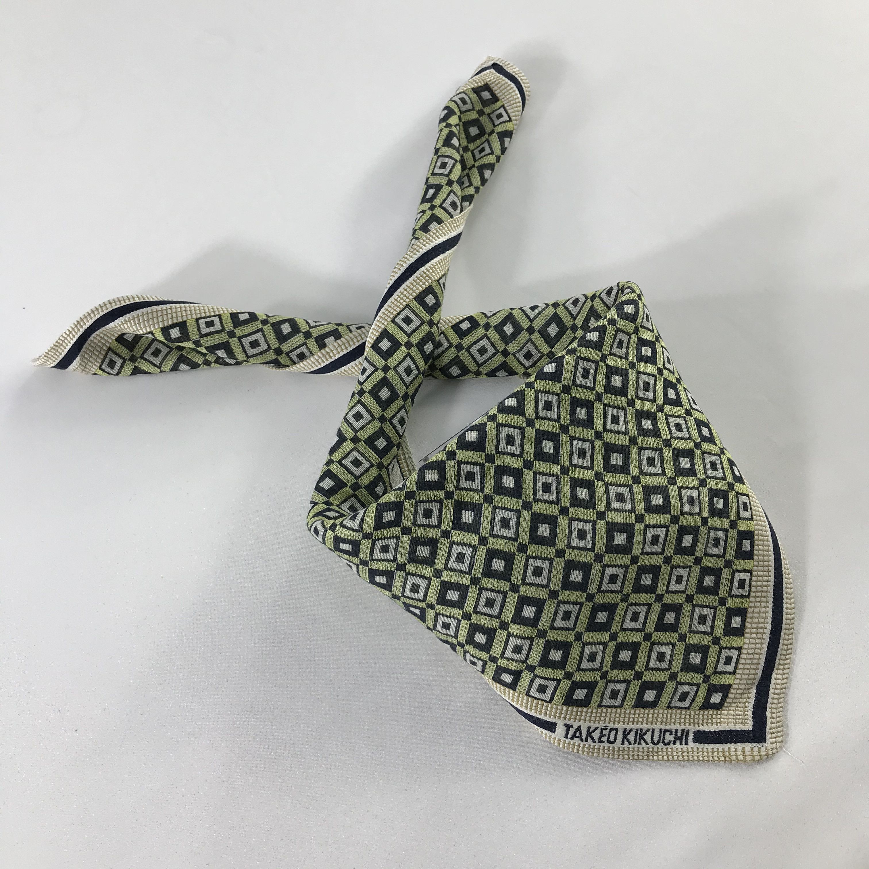 Takeo Kikuchi × Vintage Takeo Kikuchi Bandana / Handkerchief / Neckerchief - S1116 Size ONE SIZE - 4 Thumbnail