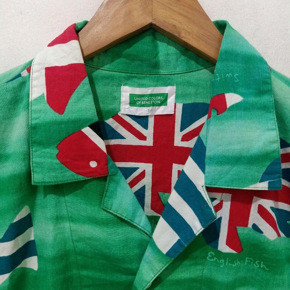 United Colors Of Benetton United Colors of Benetton Hawaiian Shirt Size US L / EU 52-54 / 3 - 7 Thumbnail